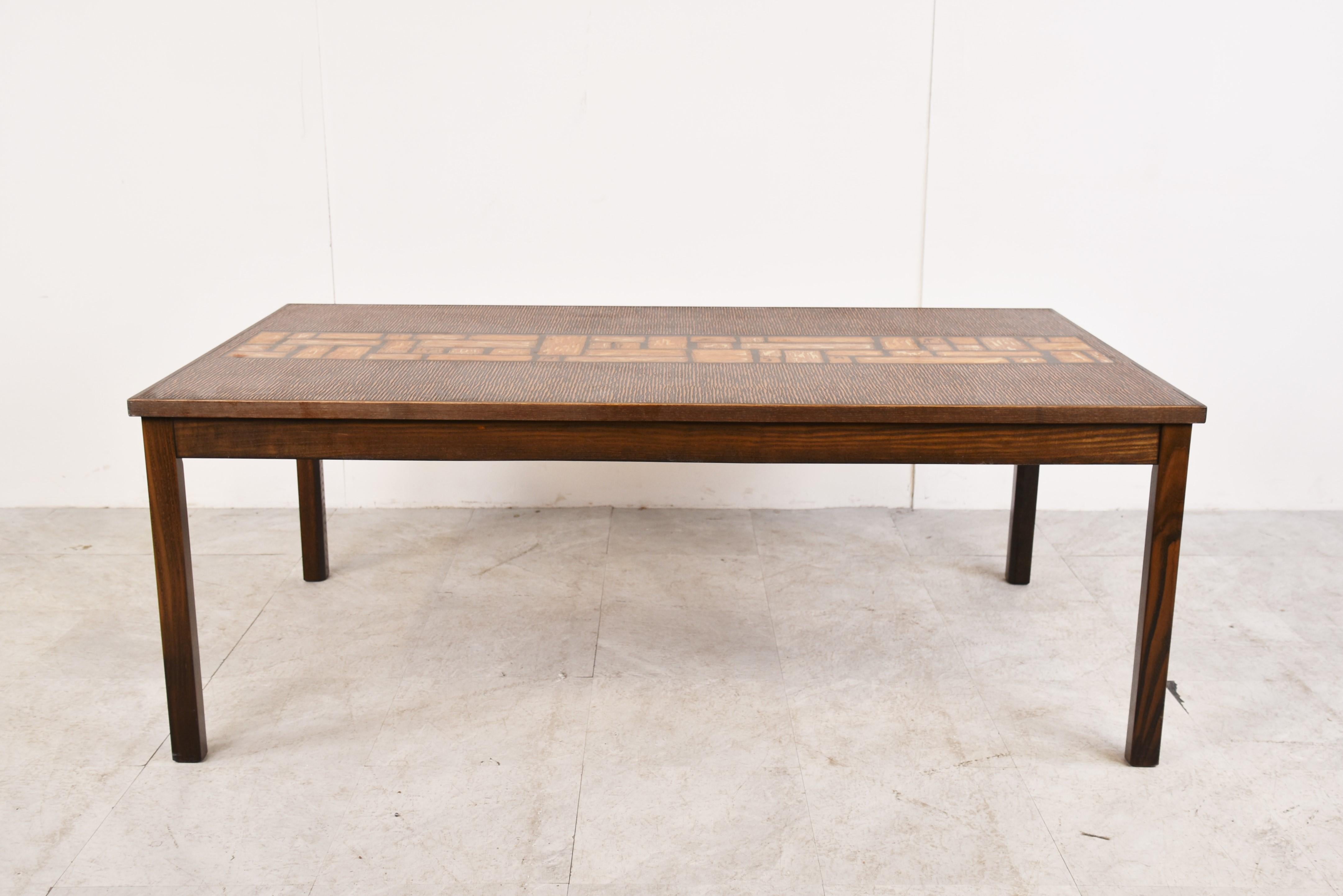 Vintage Copper Plated Brutalist Coffee Table, 1970s For Sale 3