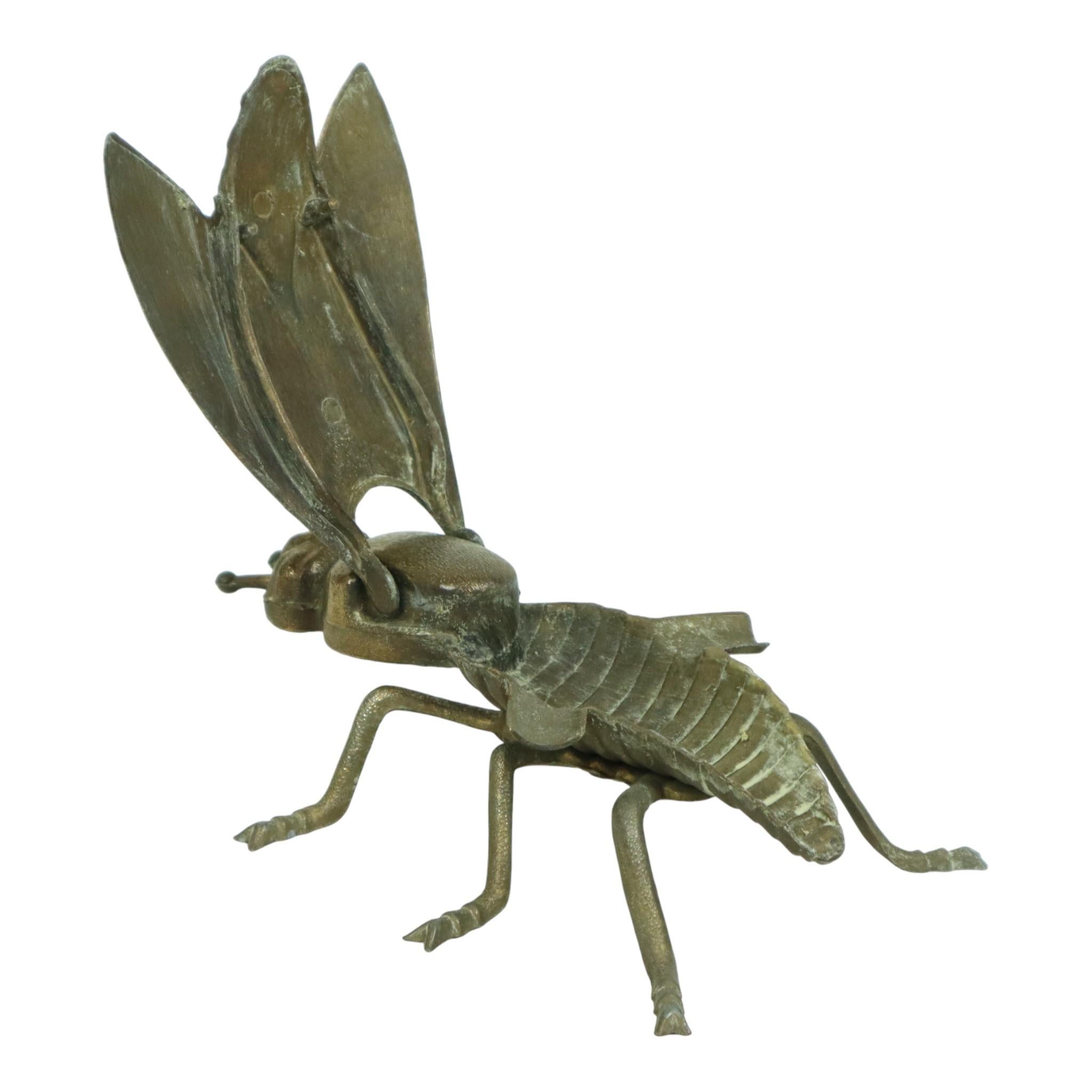 Metà XX secolo Statua posacenere in rame placcato d'epoca Italia 1960 in vendita