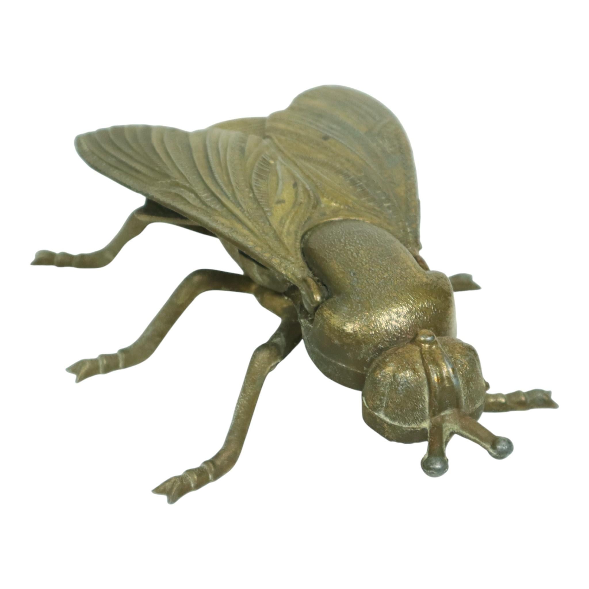 Statua posacenere in rame placcato d'epoca Italia 1960 in vendita 2