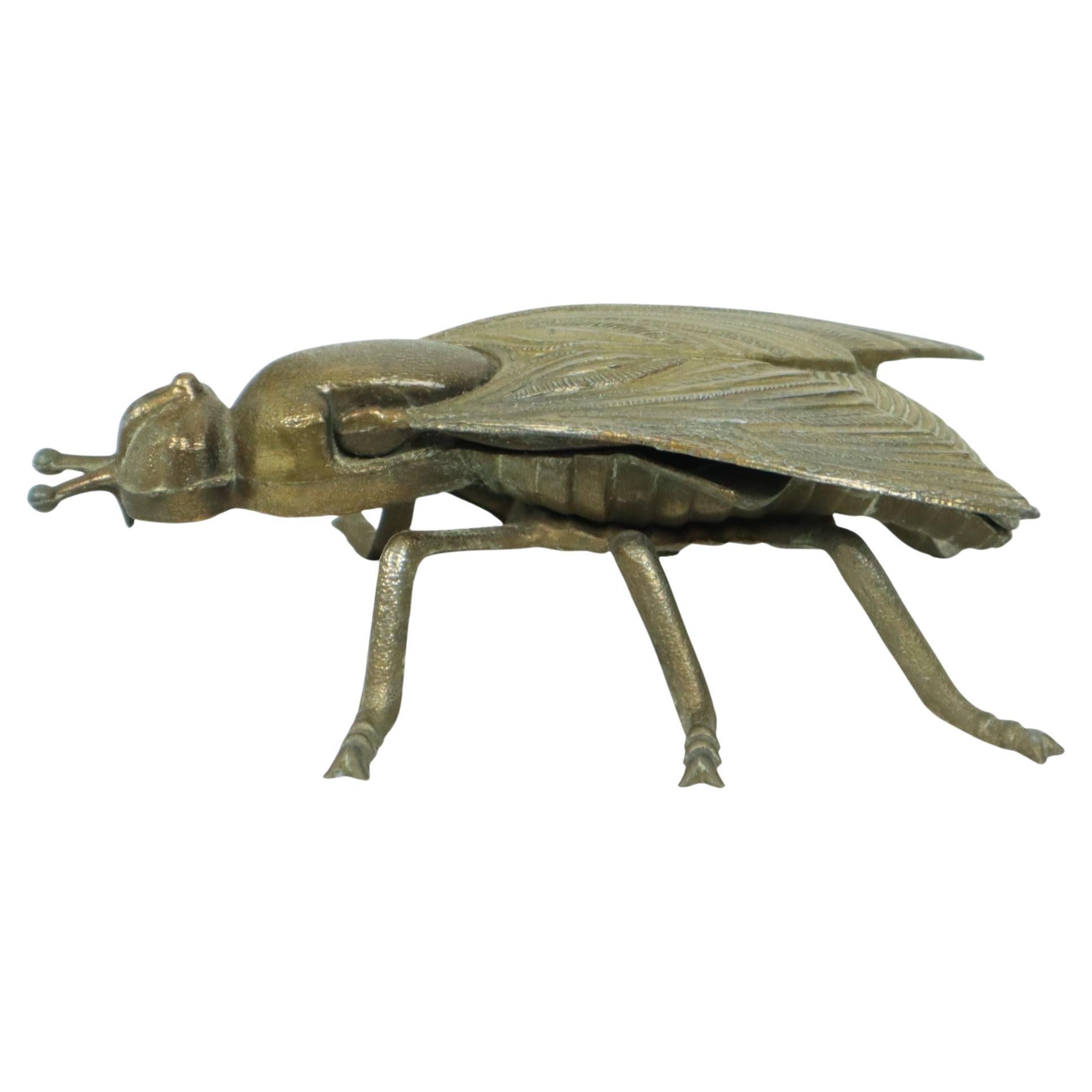 Statua posacenere in rame placcato d
epoca Italia 1960