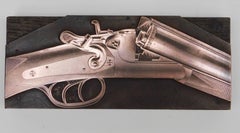 Vintage Copper Printing Blocks of Bayard Shotgun Rifles