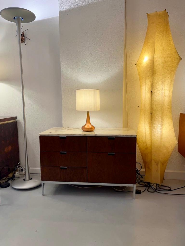 Vintage Copper Table Lamp by Jo Hammerborg produced by Fog&Morup, Denmark 1960s For Sale 2