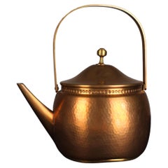 Vintage Copper Teapot, Water Heater, France, 20th Century