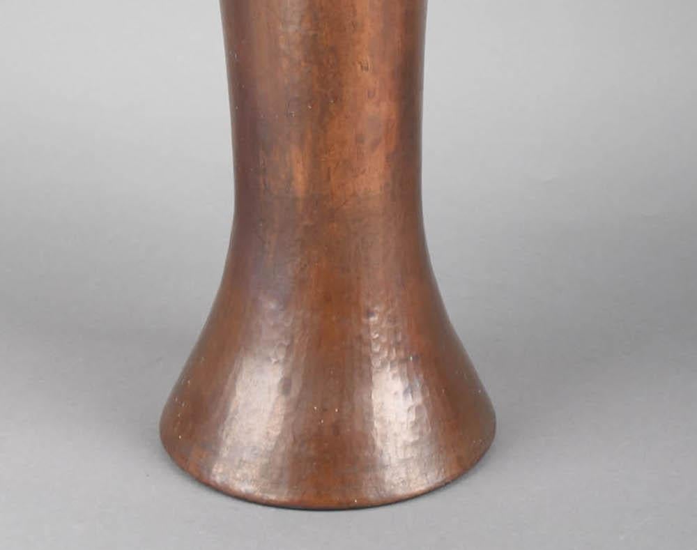 Vintage copper Vase is an original decorative object realized in Germany in the 1950s. 

Original copper. 

Probably realized by Eugen Zint.

Good conditions, normal signs of aging are present.

Beautiful work made in Germany and realized in