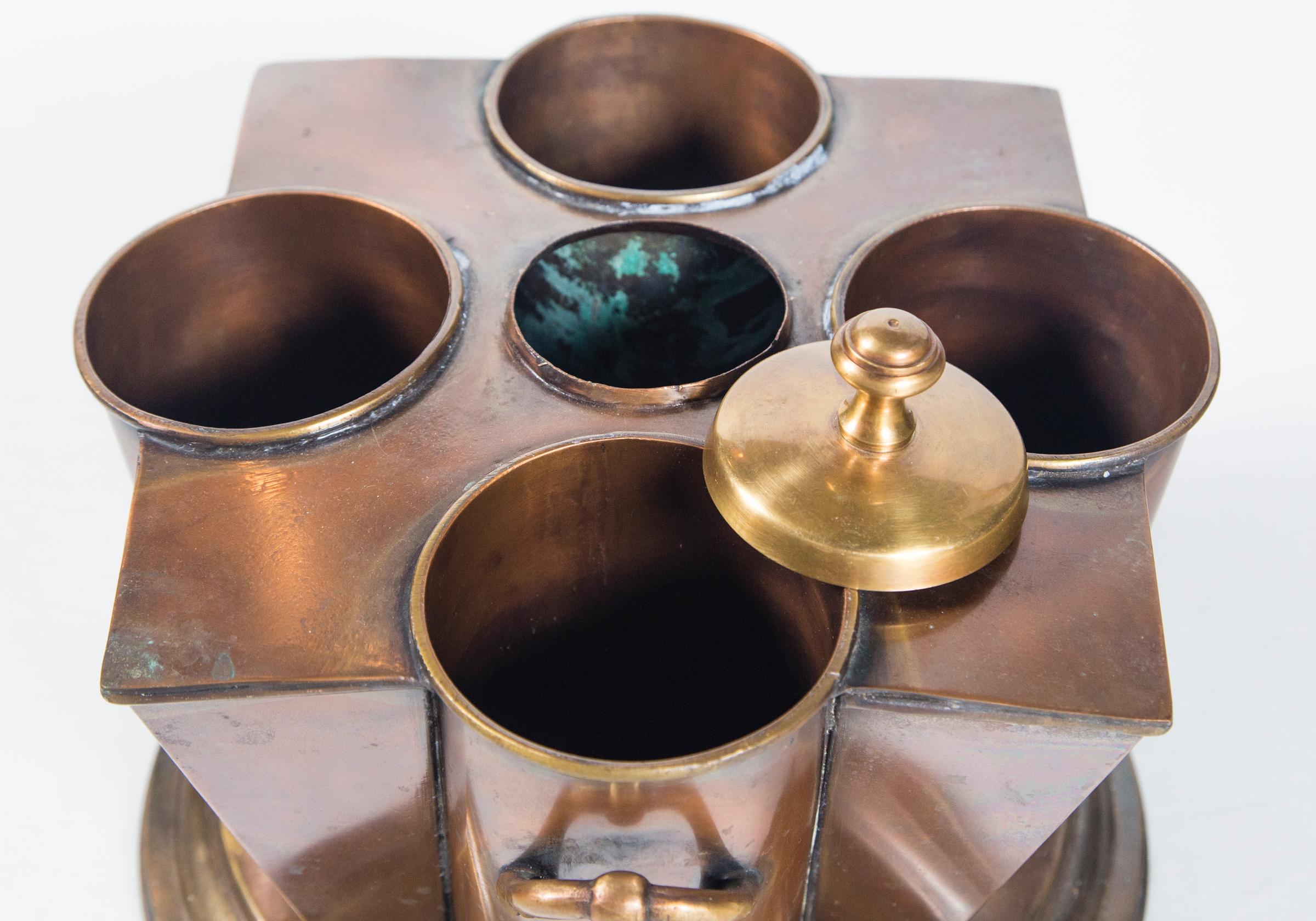 Vintage Copper Vine Cooler For Sale 2