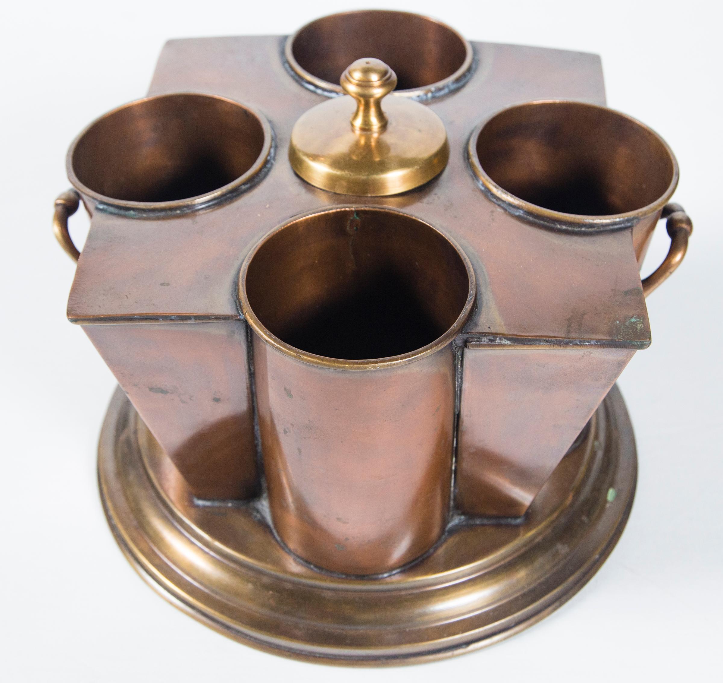 Vintage Copper Vine Cooler For Sale 3