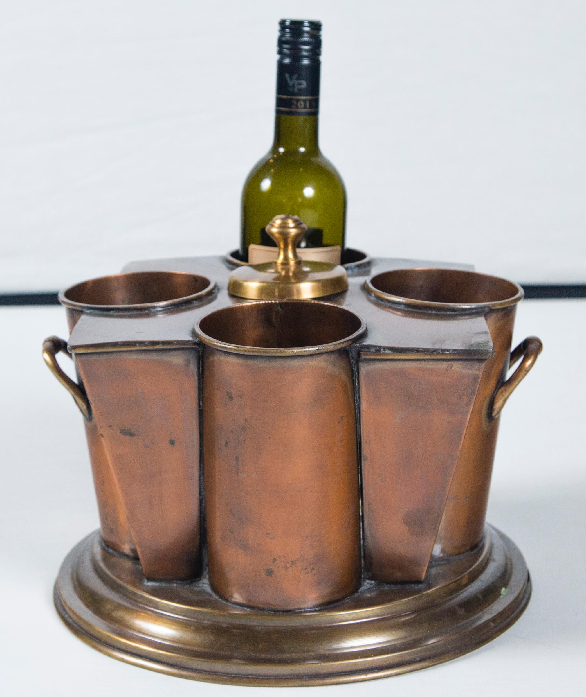 Vintage Copper Vine Cooler For Sale 4
