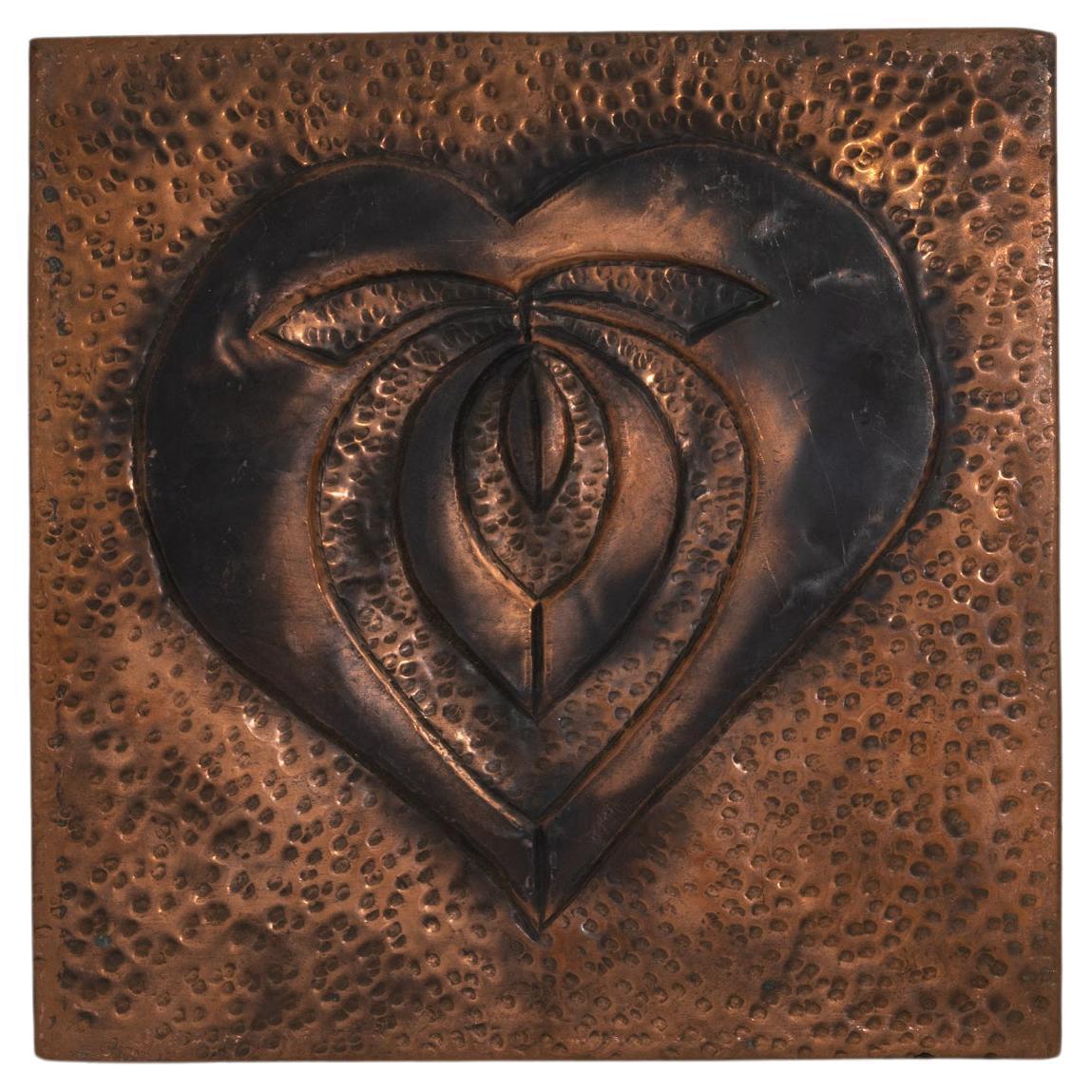 Vintage Copper Wall Decoration For Sale at 1stDibs