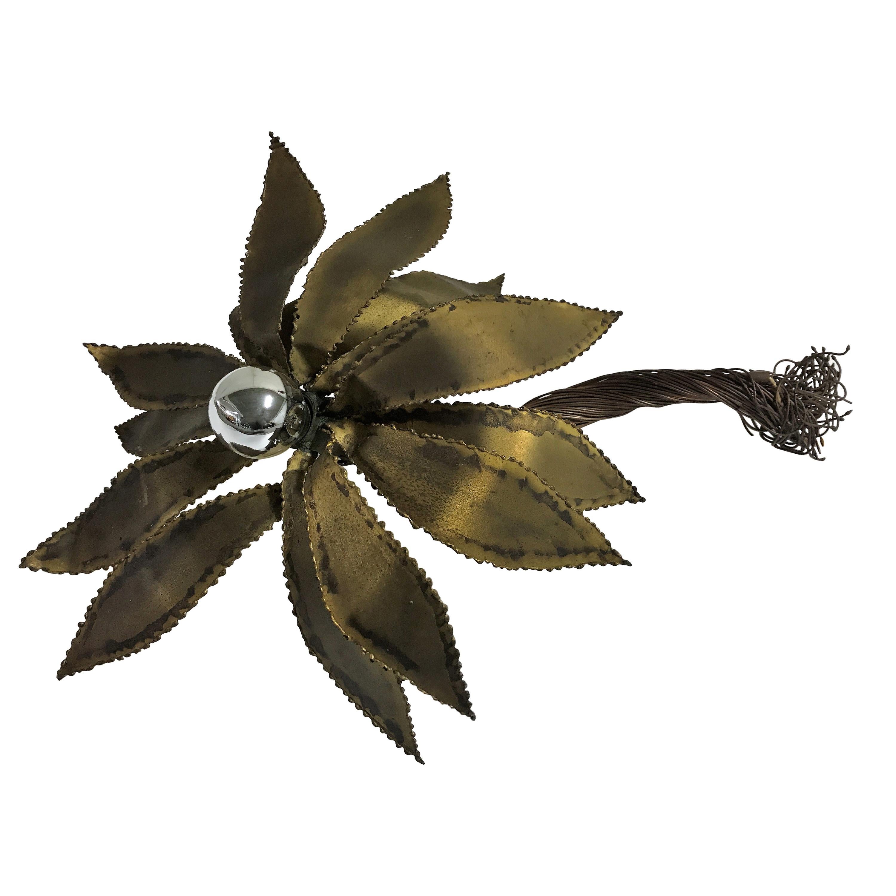 Vintage Copper Wall Light by Paul Plaitsier, 1960s