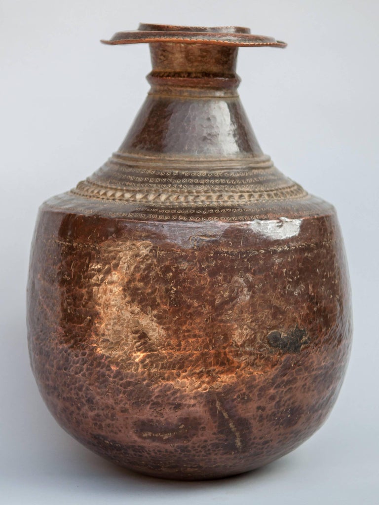 Vintage Copper Water Pot from Nepal, Mid20th Century at 1stDibs