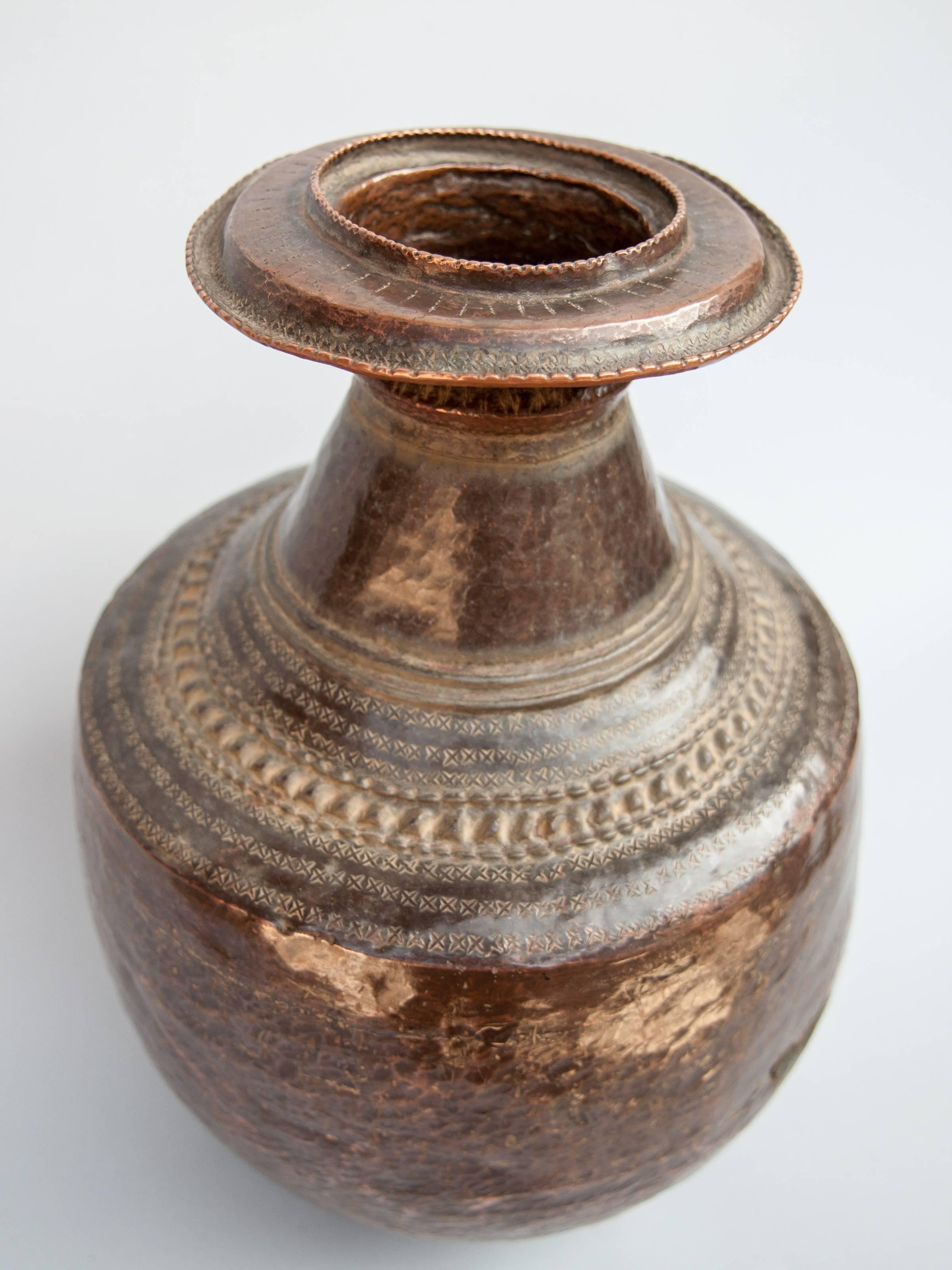 Metalwork Vintage Copper Water Pot from Nepal, Mid-20th Century