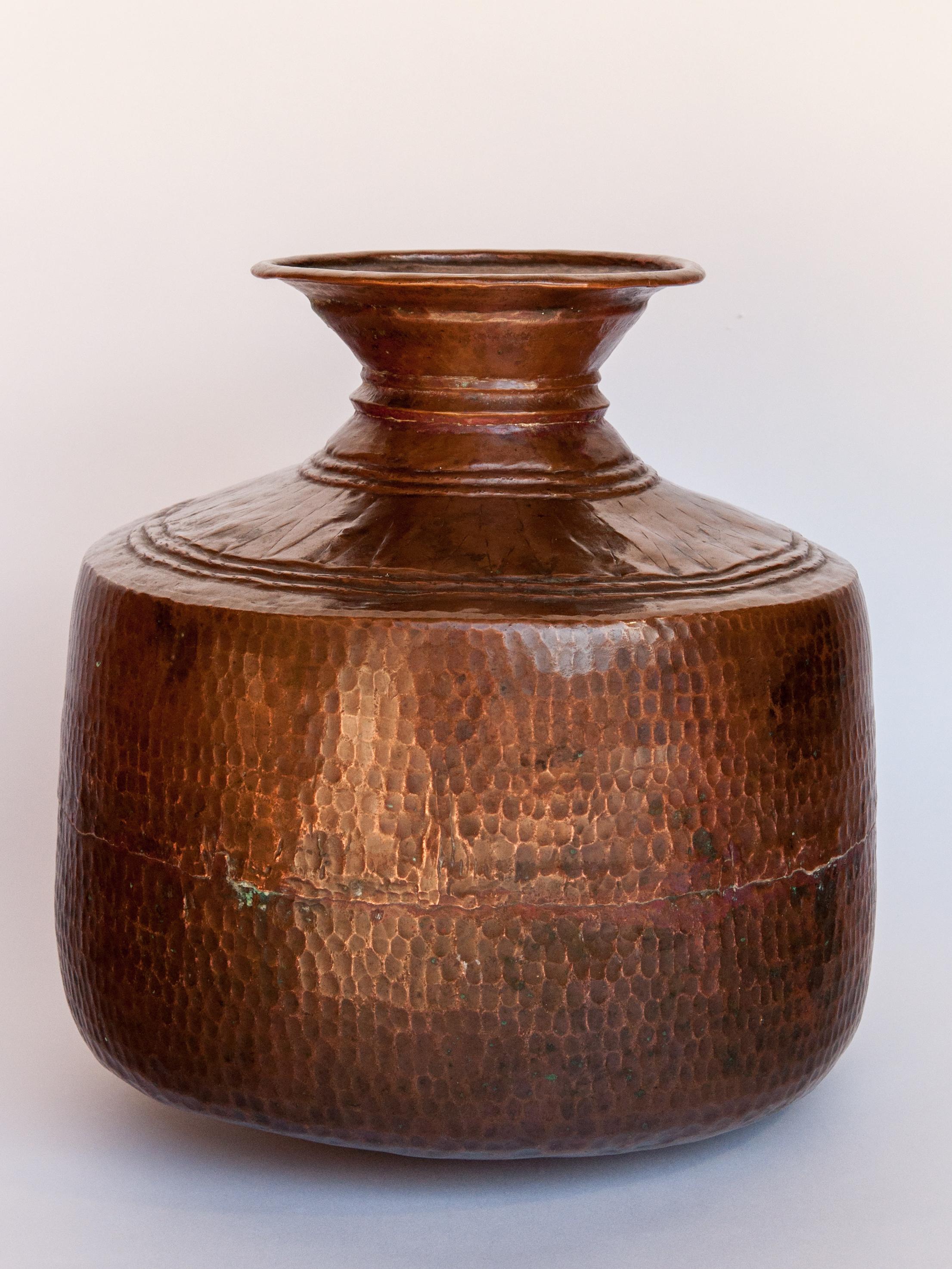 old copper vase