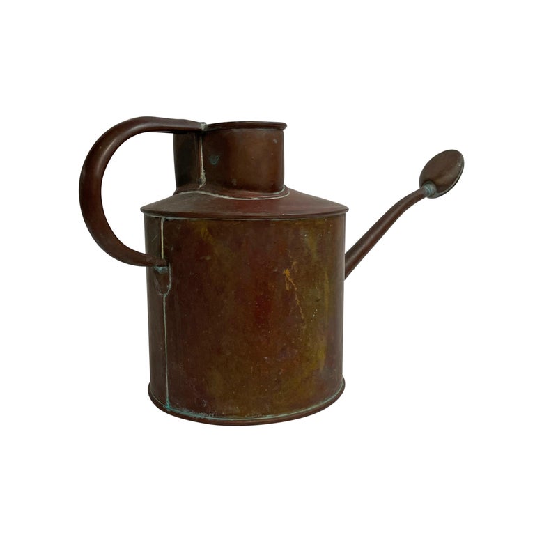 Vintage Copper Watering Can For Sale at 1stDibs