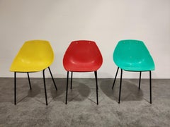 Vintage Coquillage Chairs by Pierre Guariche for Meurop, 1960s