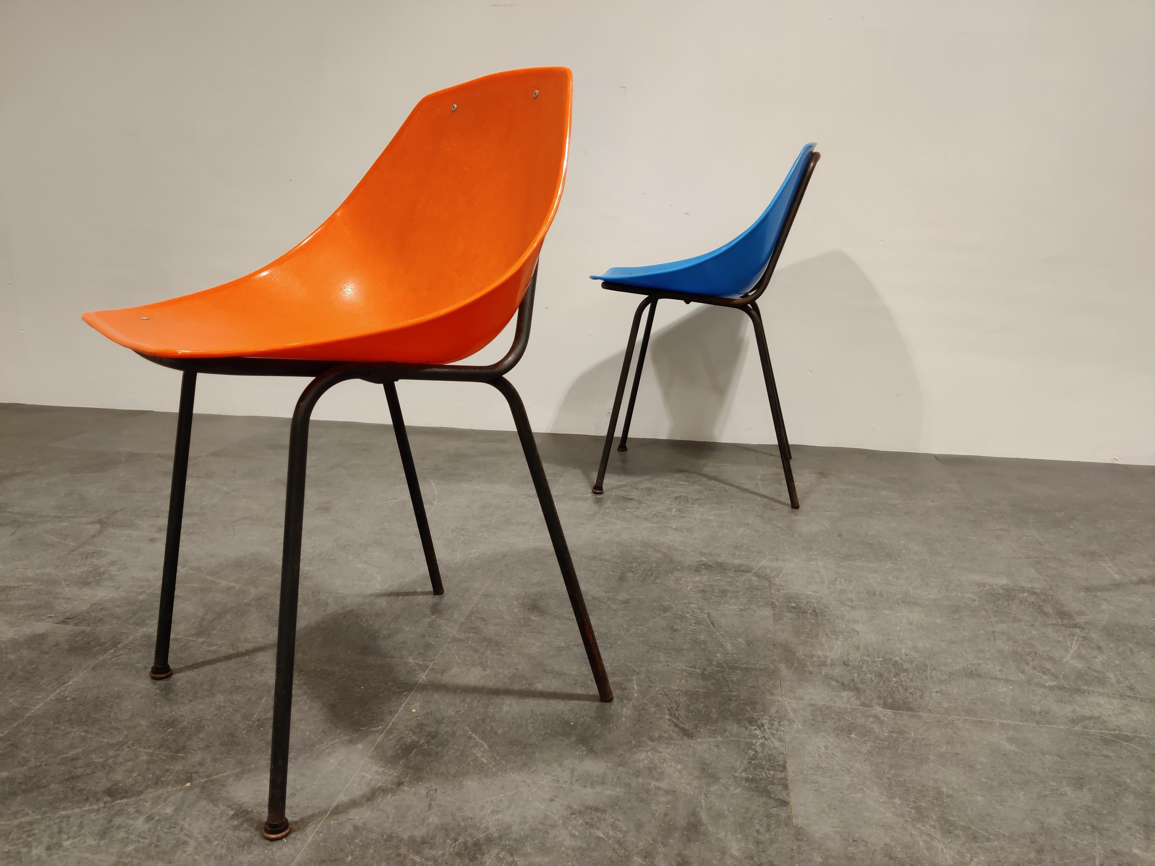 Vintage Coquillage Chairs by Pierre Guariche for Meurop, 1960s 1