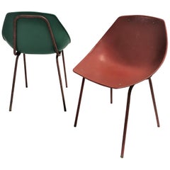 Vintage Coquillage Chairs by Pierre Guariche for Meurop, 1960s