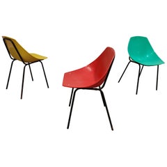 Vintage Coquillage Chairs by Pierre Guariche for Meurop, 1960s