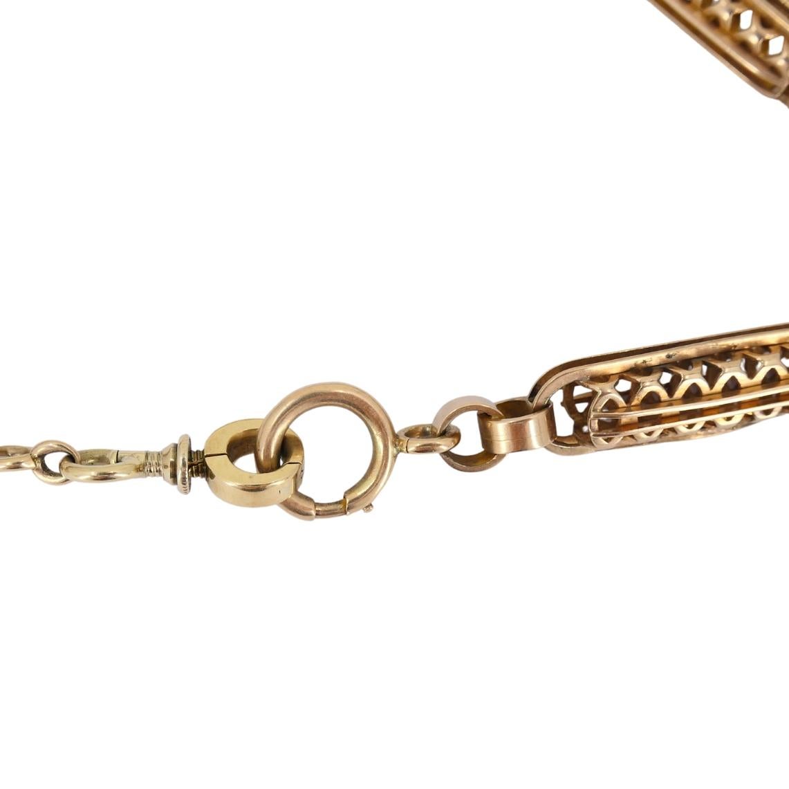 Ciondolo Figa in corallo d'epoca, collana con catena a ginocchiera in oro 14k in vendita 5