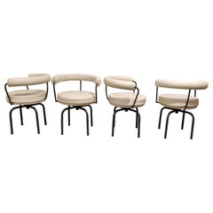 Vintage Corbusier LC7 Dining Chairs, 1970s