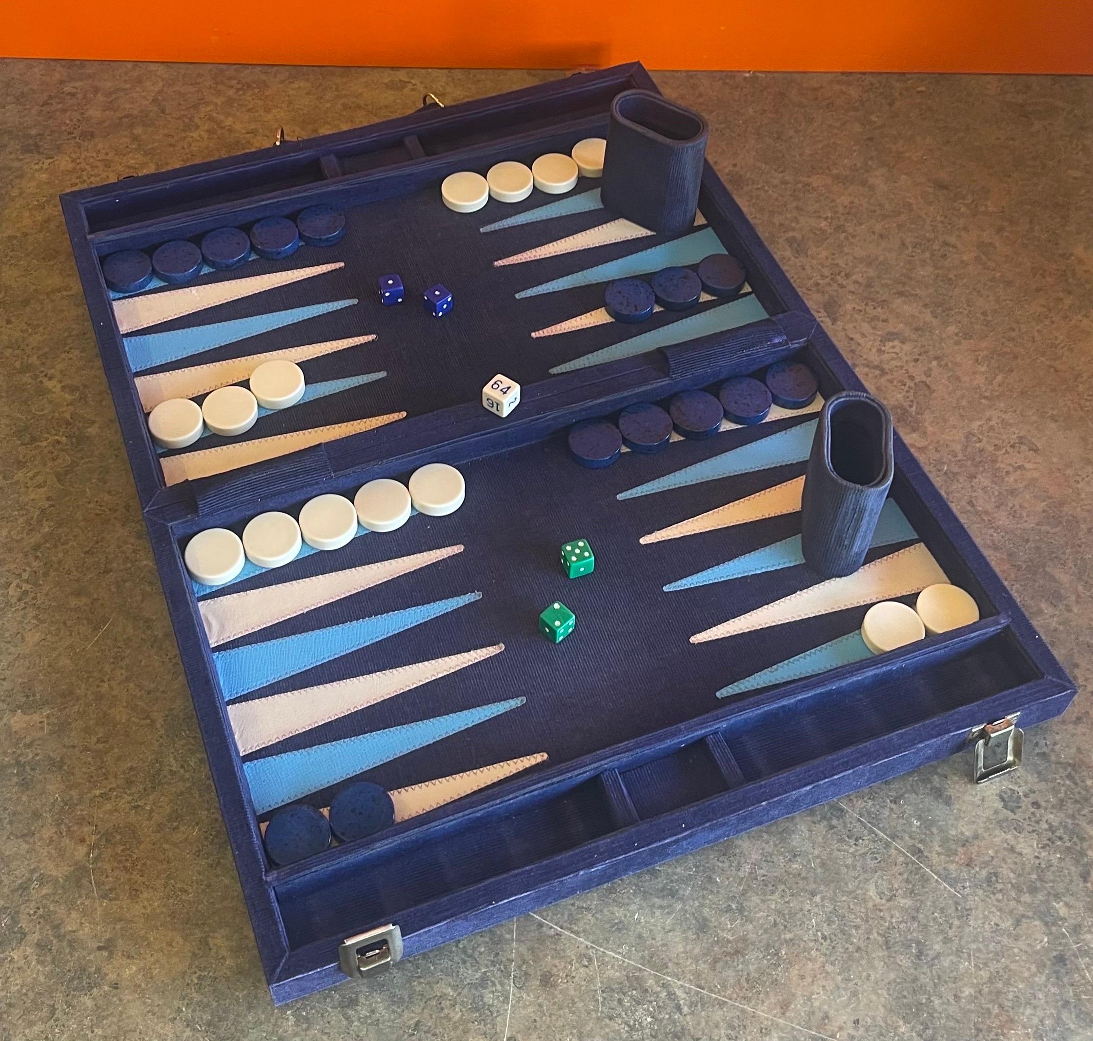 corduroy backgammon board