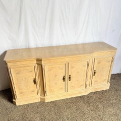 Vintage “Corinthian” Burlwood Credenza by Drexel Heritage