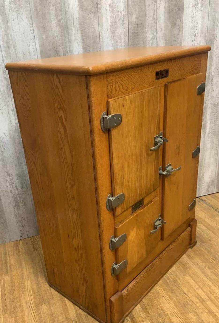 antique ice box value