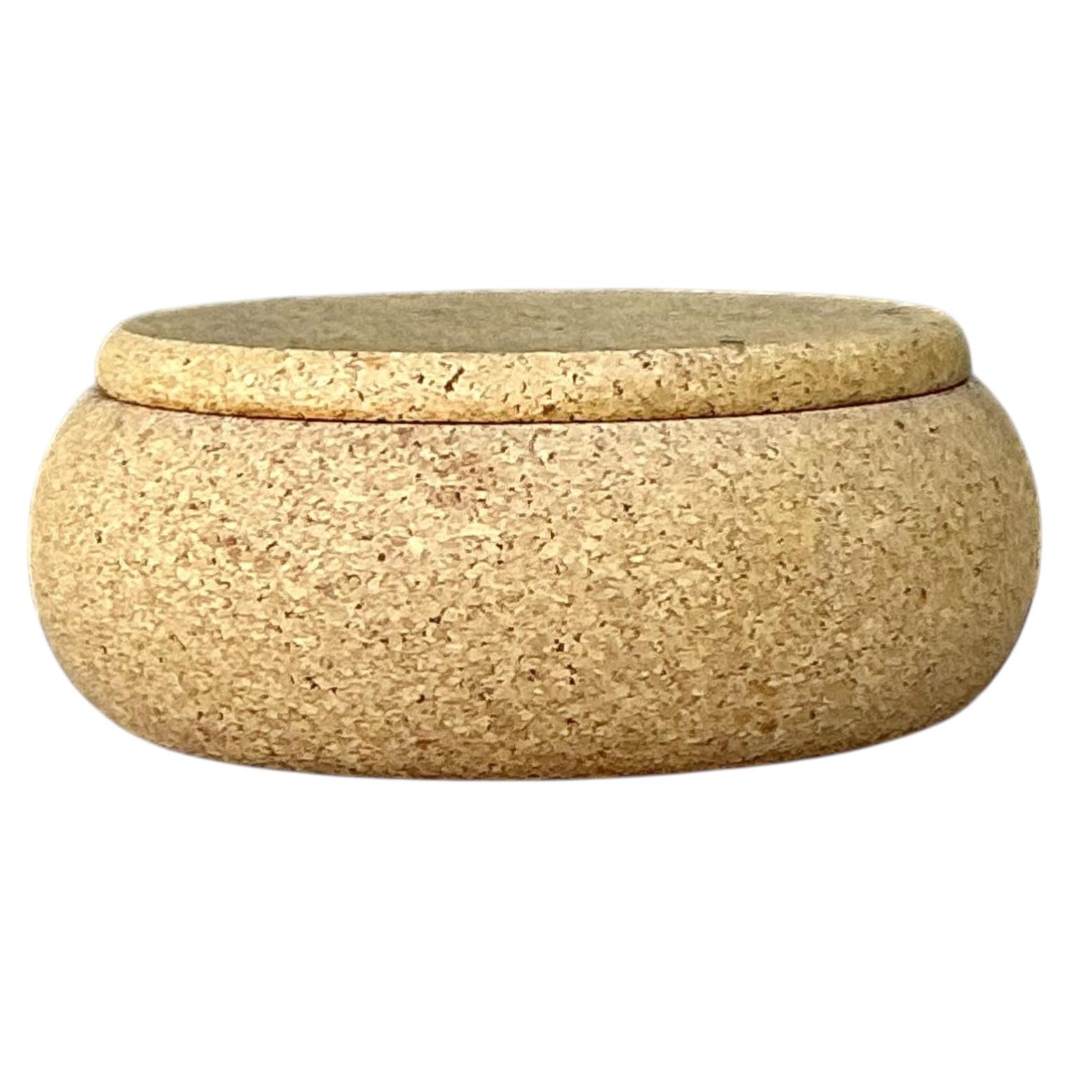 Vintage Cork Lidded Box
