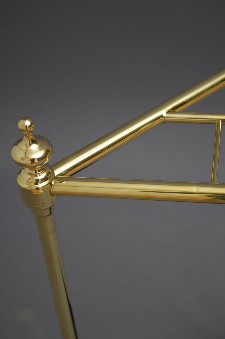 Vintage Corner Brass Umbrella Stand For Sale at 1stDibs corner