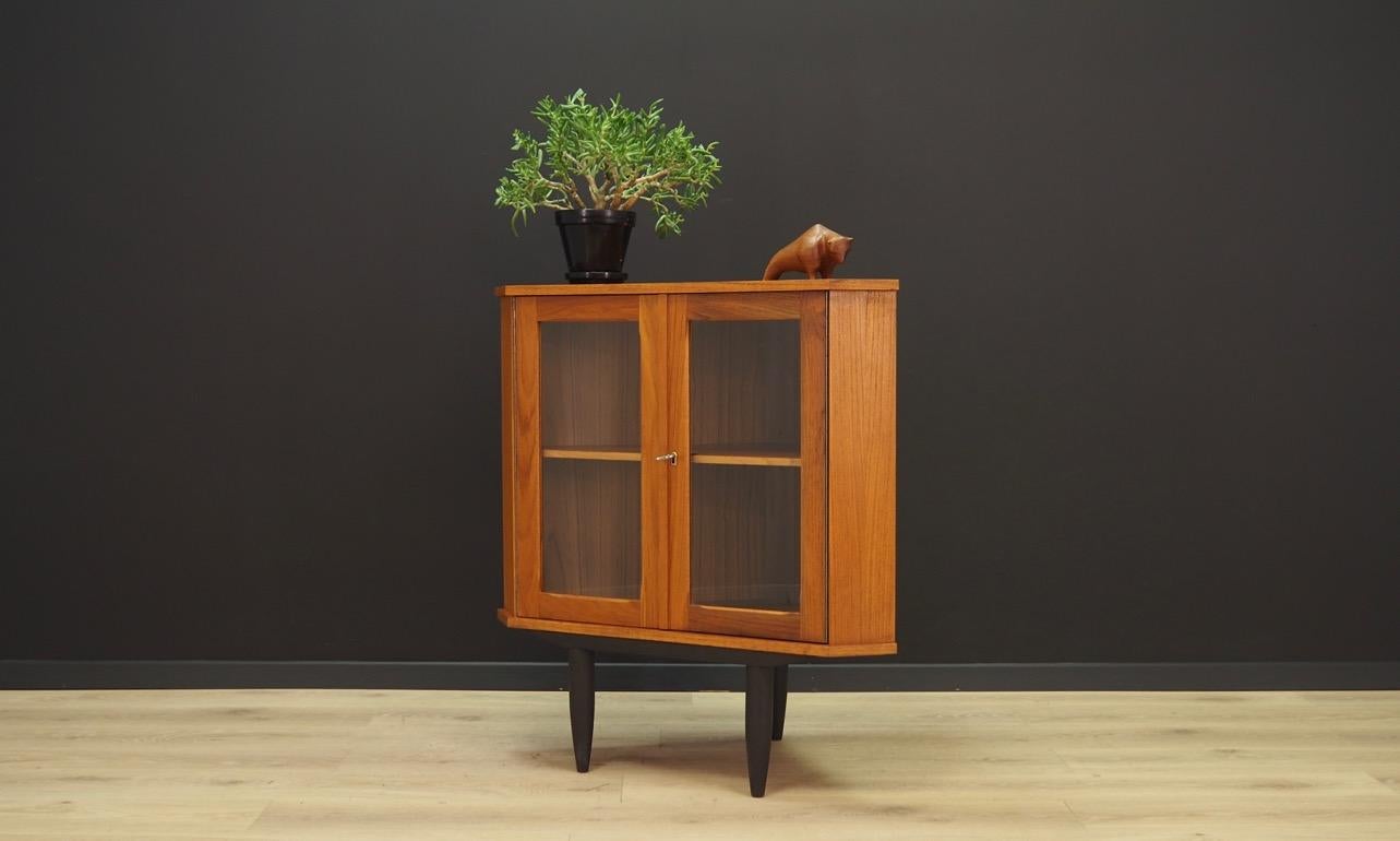 Scandinavian Modern Vintage Corner Cabinet Teak Danish Design, 1960s