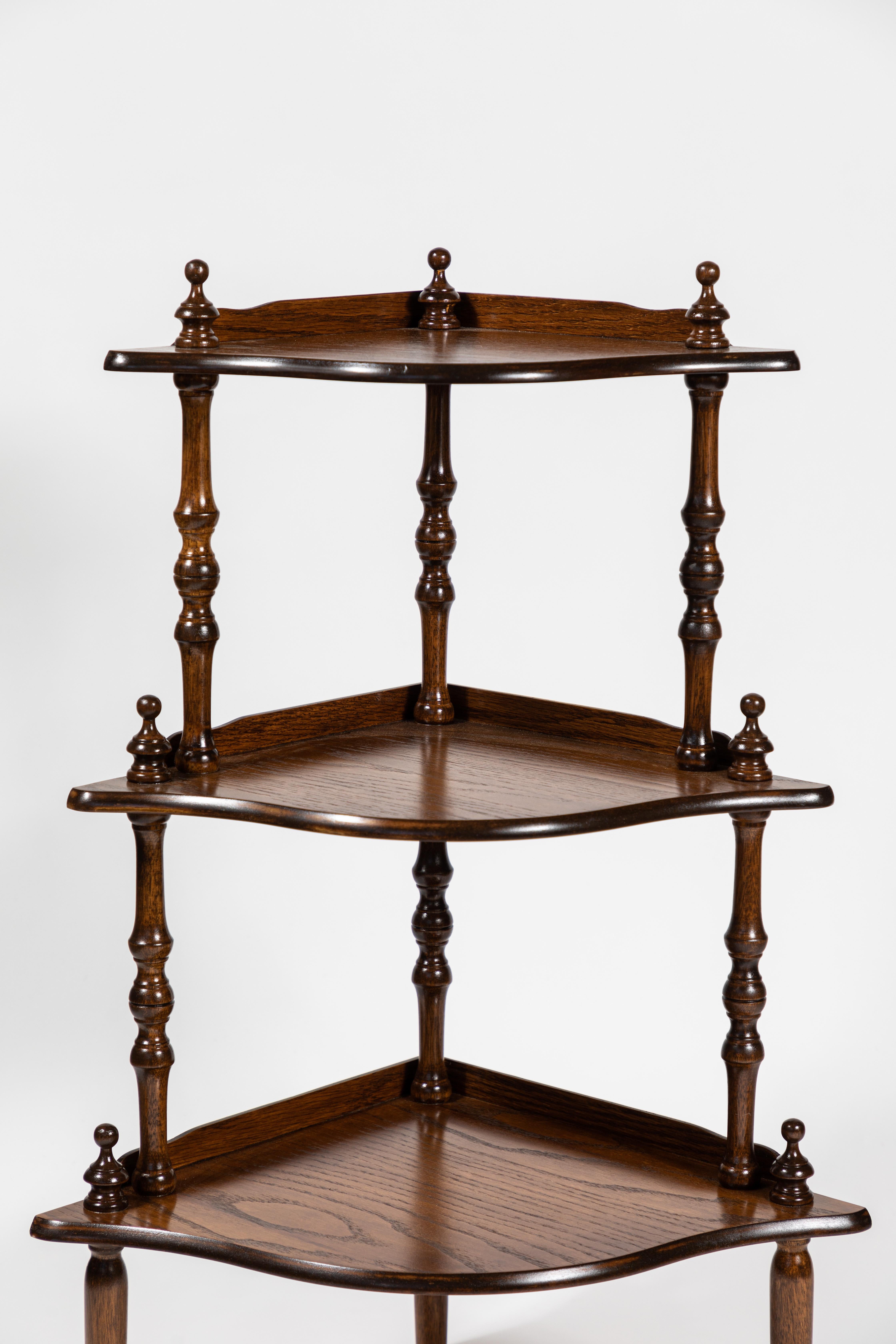 vintage corner shelf
