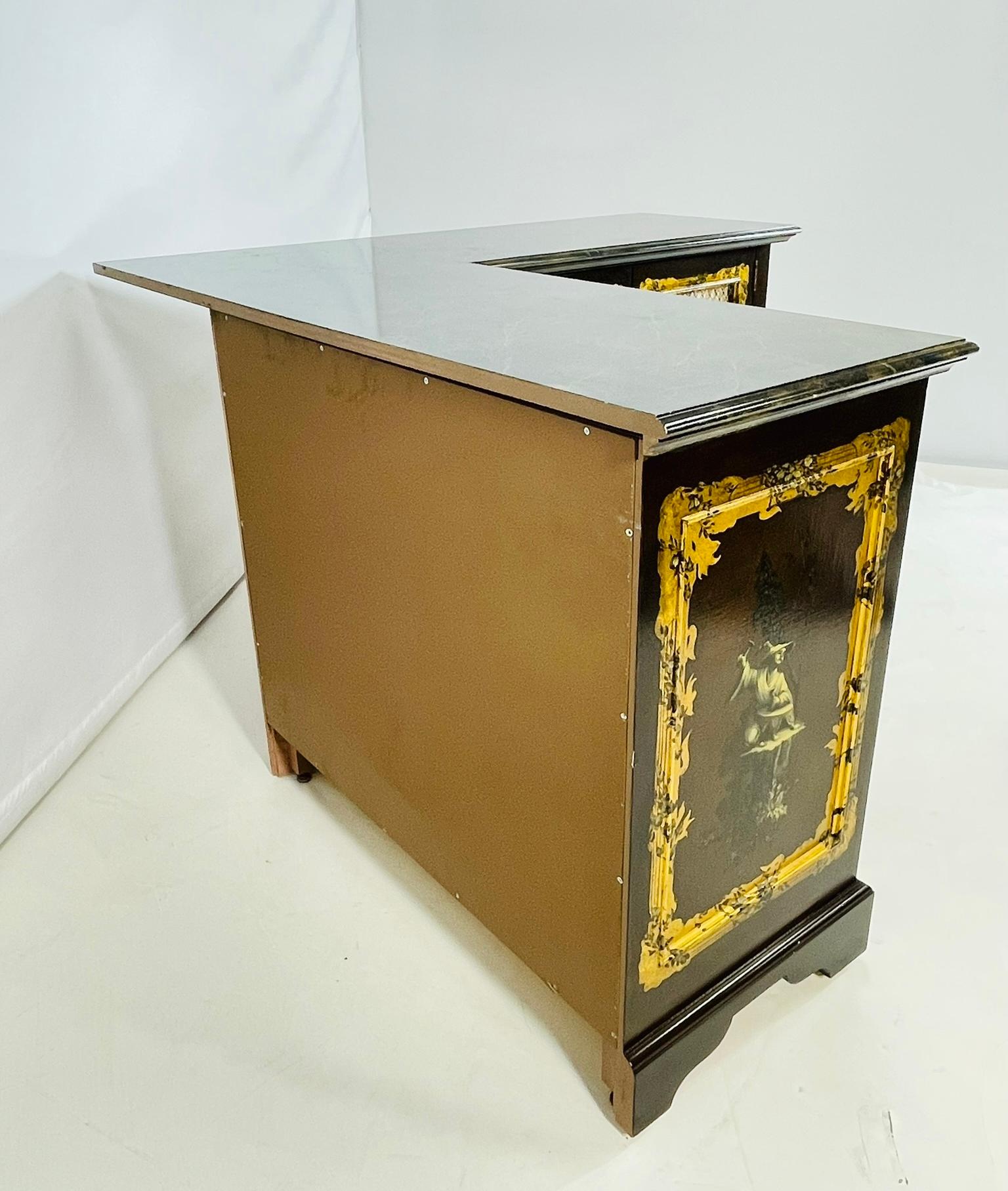 Meuble de rangement d'angle attribué à Phyllis Morris, États-Unis, années 1950 en vente 3