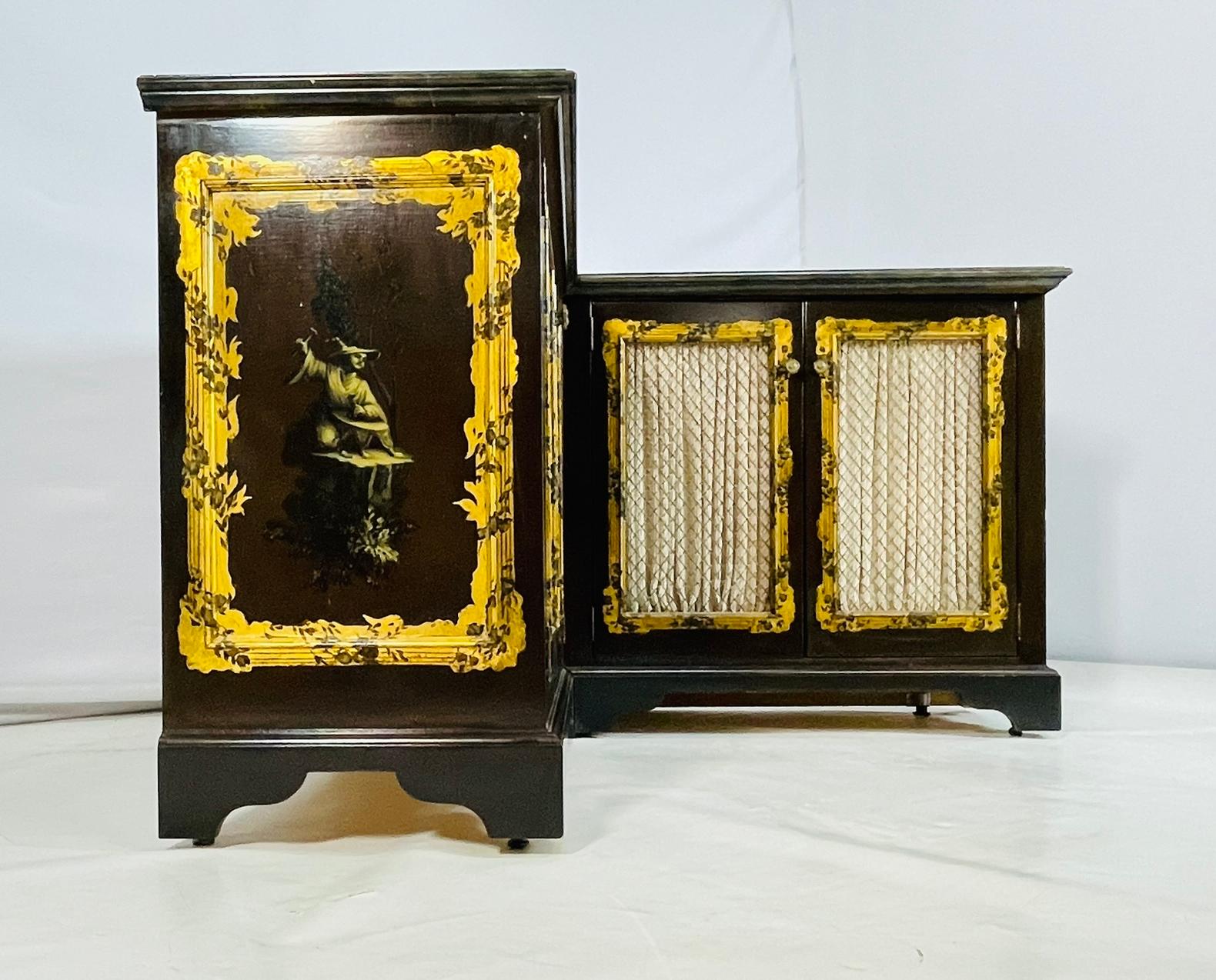 Milieu du XXe siècle Meuble de rangement d'angle attribué à Phyllis Morris, États-Unis, années 1950 en vente