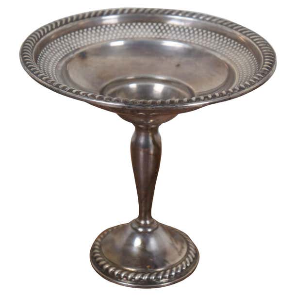Vintage Cornwell Watrous Weighted Sterling Silver Footed Pedestal ...