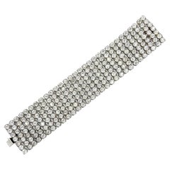 Vintage Coro Rhinestone Cocktail Bracelet 1950s