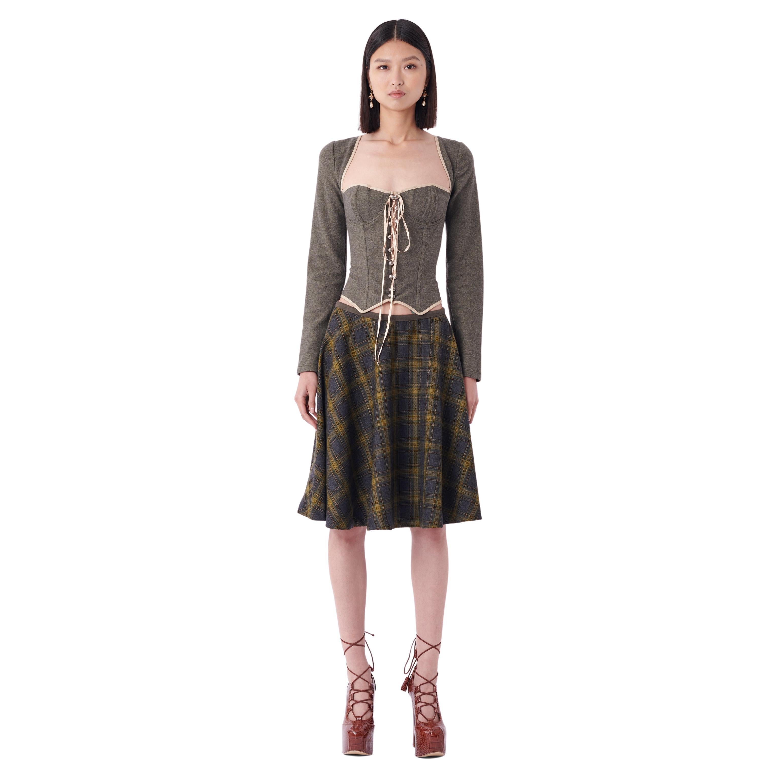 Vintage Corset & Skirt Set For Sale