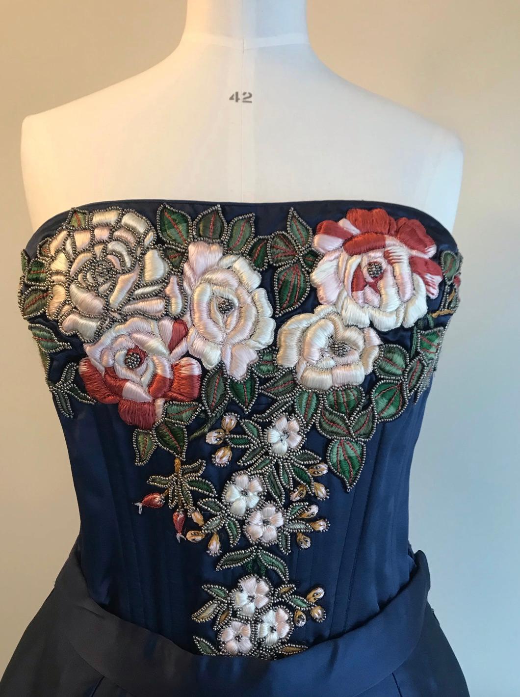 Women's Vintage Corseted Evening Two Piece from Eavis & Brown For Sale