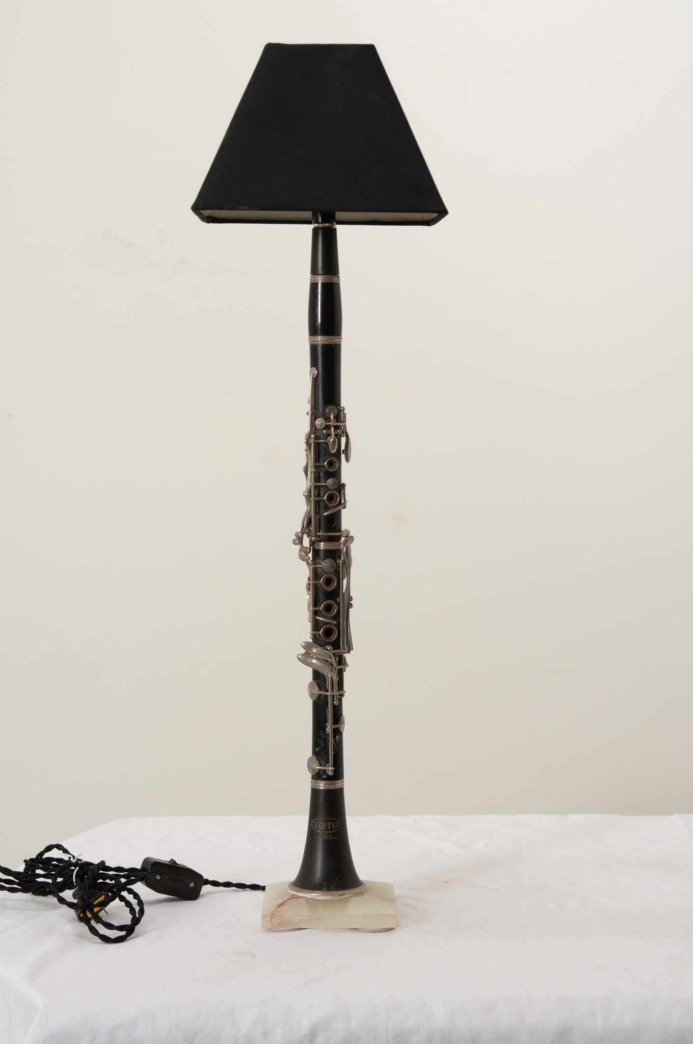 Empire Vintage Corton Clarinet Lamp For Sale