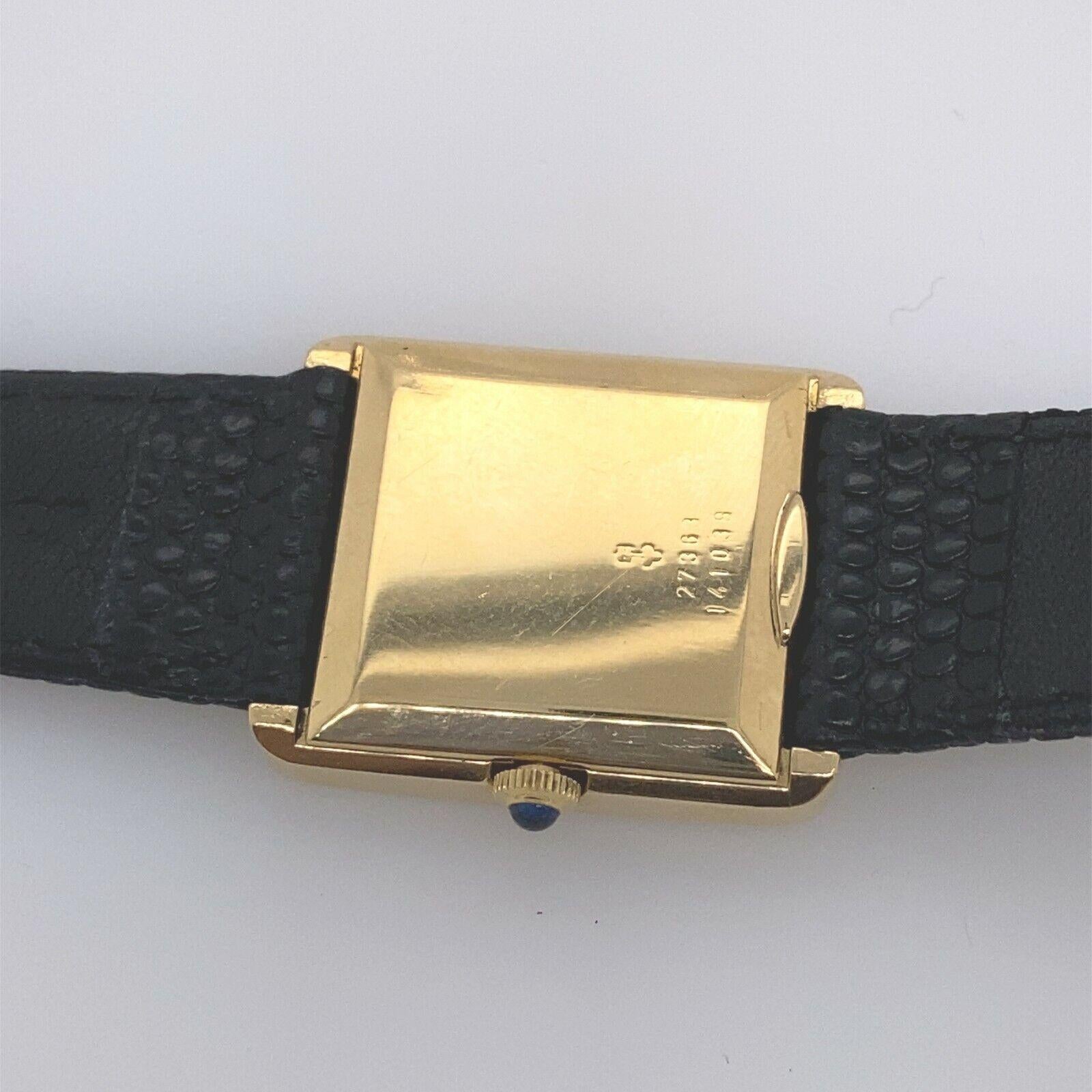 Montre Corum en or jaune 18 carats en parfait état de fonctionnement, années 1970 Unisexe en vente