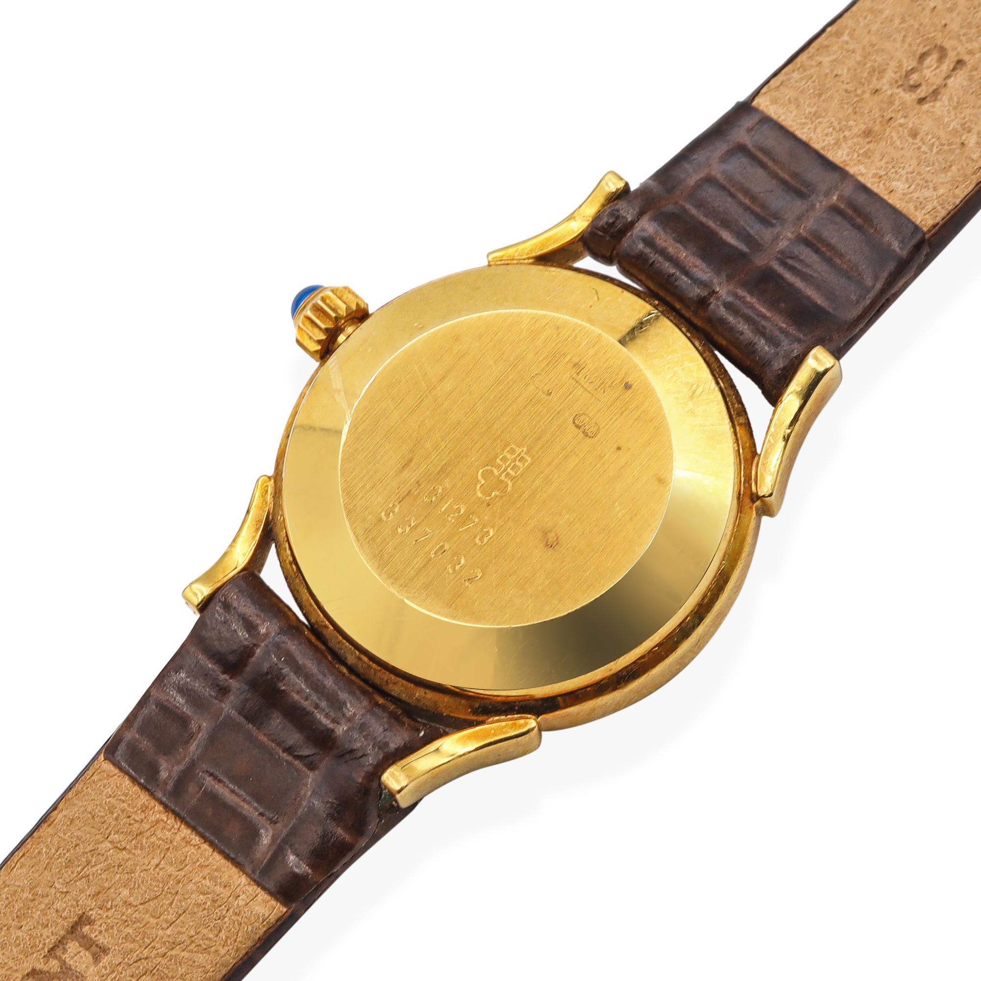Vintage Corum 18K Yellow Gold Women's Quartz Watch 2