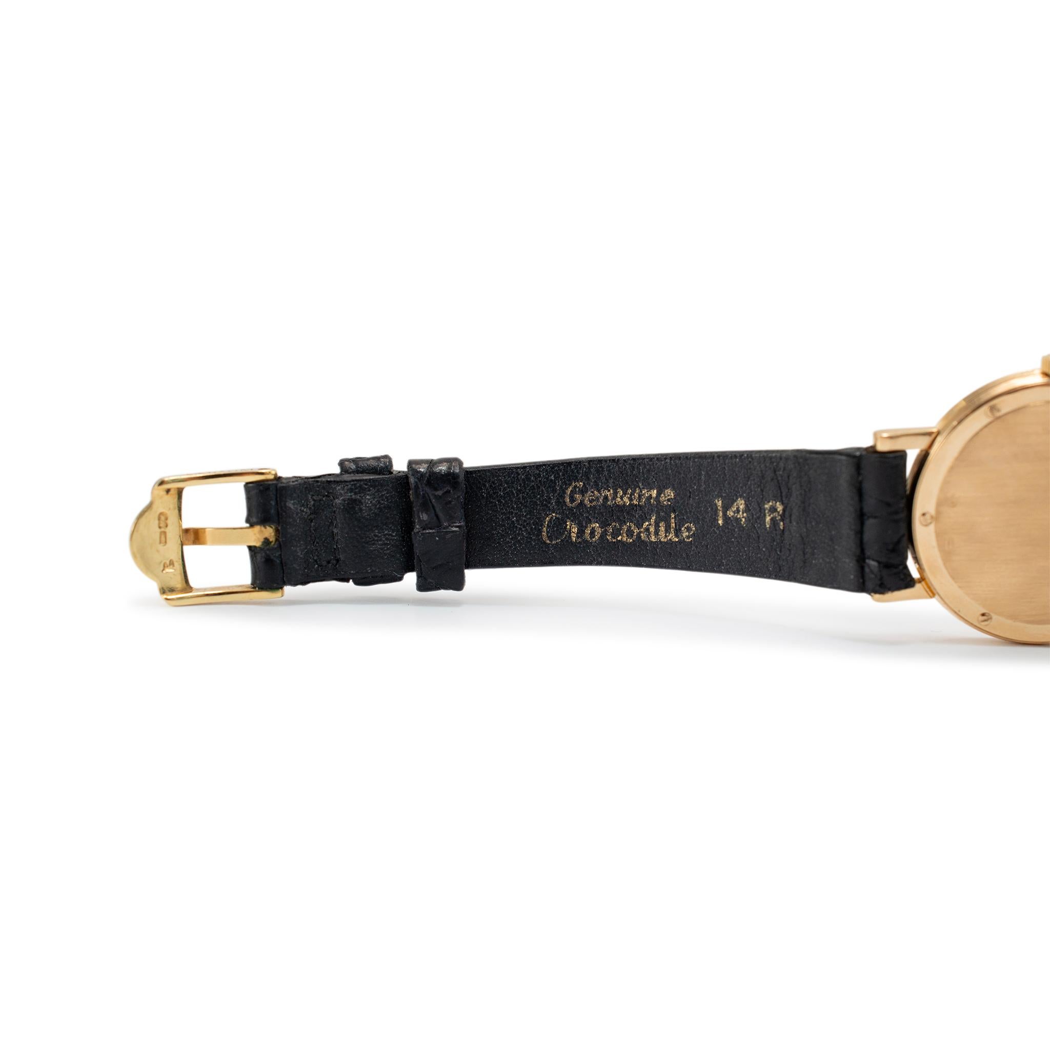 Reloj Vintage Corum Romulus Romvlvs 26MM 50.201.56 Cuarzo Oro Amarillo 18K en venta 4