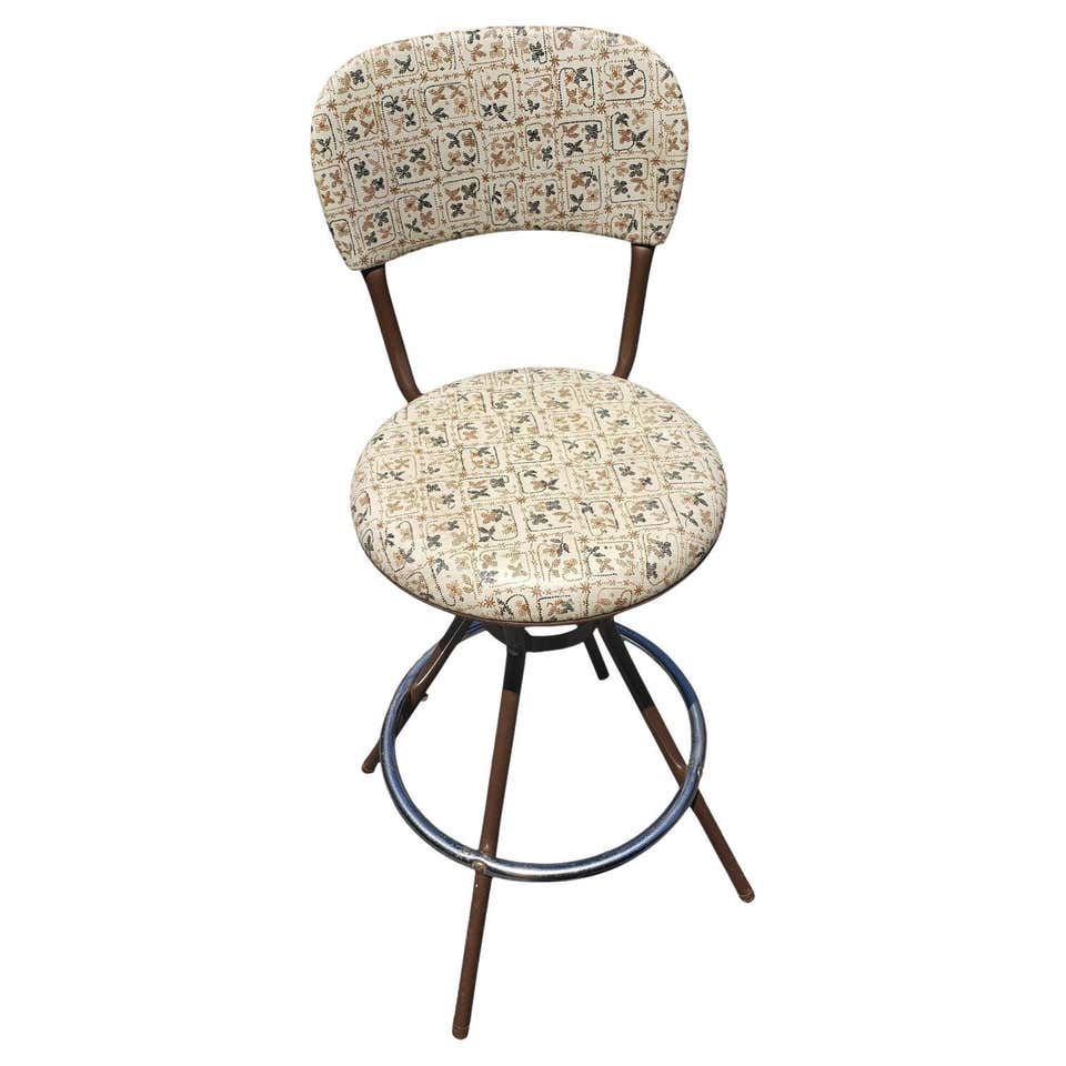 1950s Solid Maple and Rush Seat Counter Stools Bar Stools, a Pair at ...