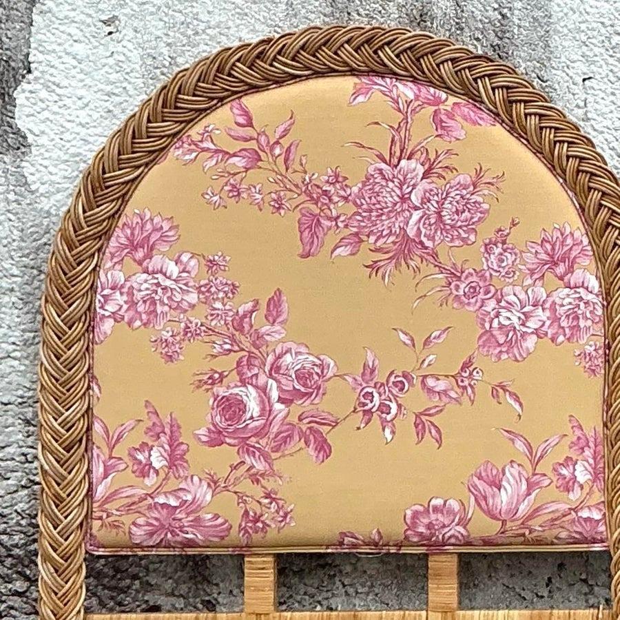 Costal geflochtene Rattan-Twin-Betten im Vintage-Stil - ein Paar (Philippinisch)