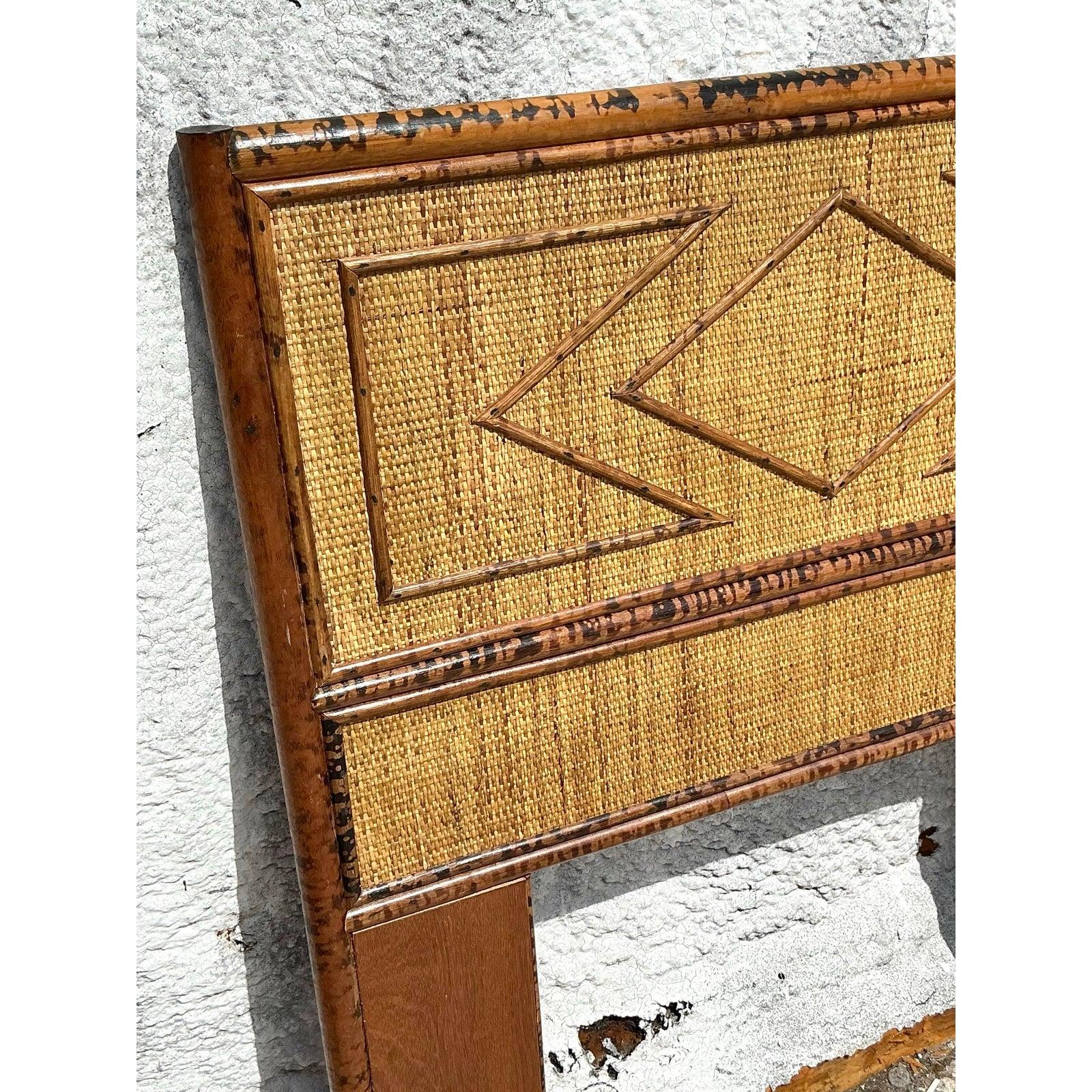 Testiere gemelle in bambù Costal Diamond vintage - Una coppia 1