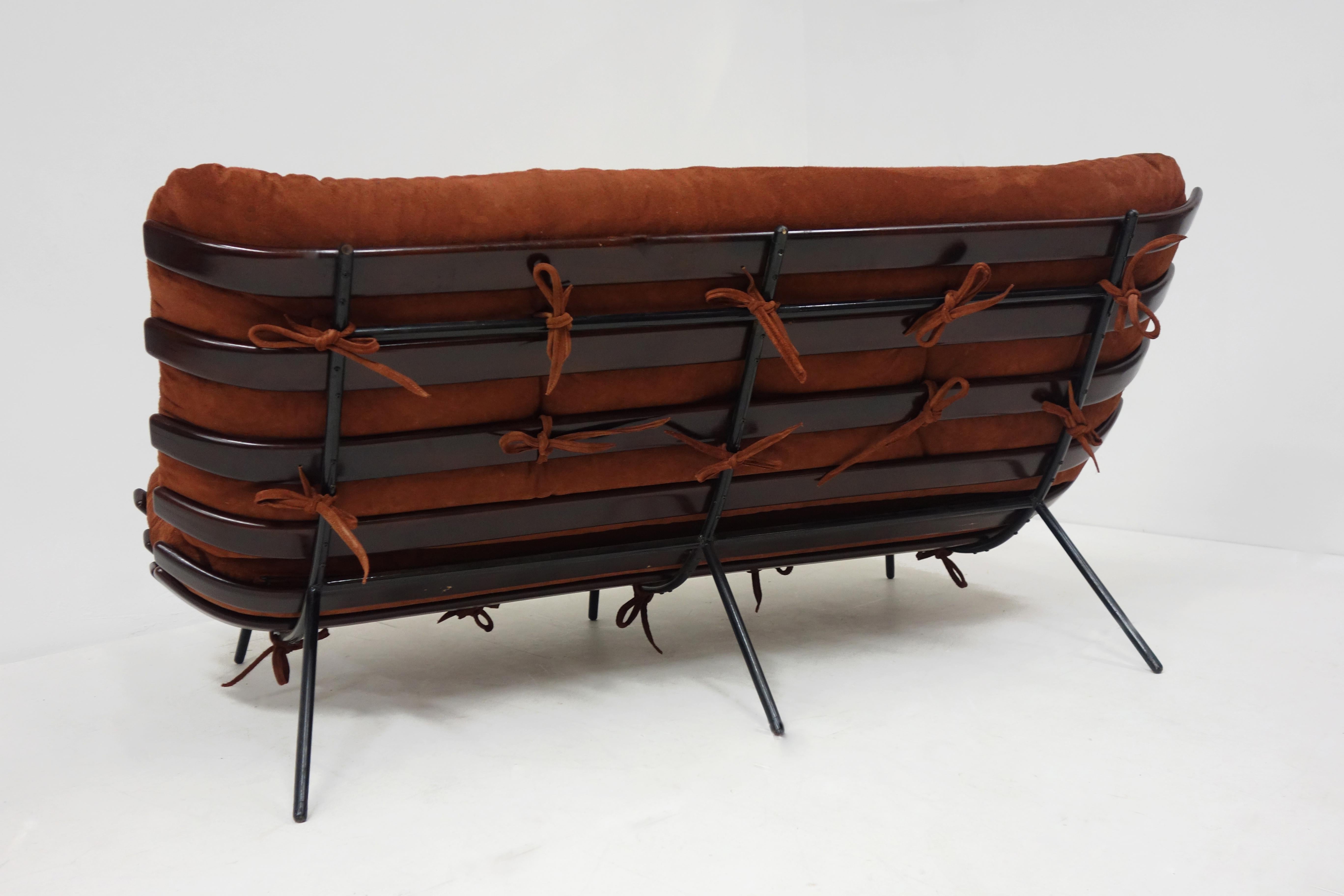 Mid-20th Century Vintage Costela Sofa by Carlo Hauner and Martin Eisler, Edited by Forma For Sale