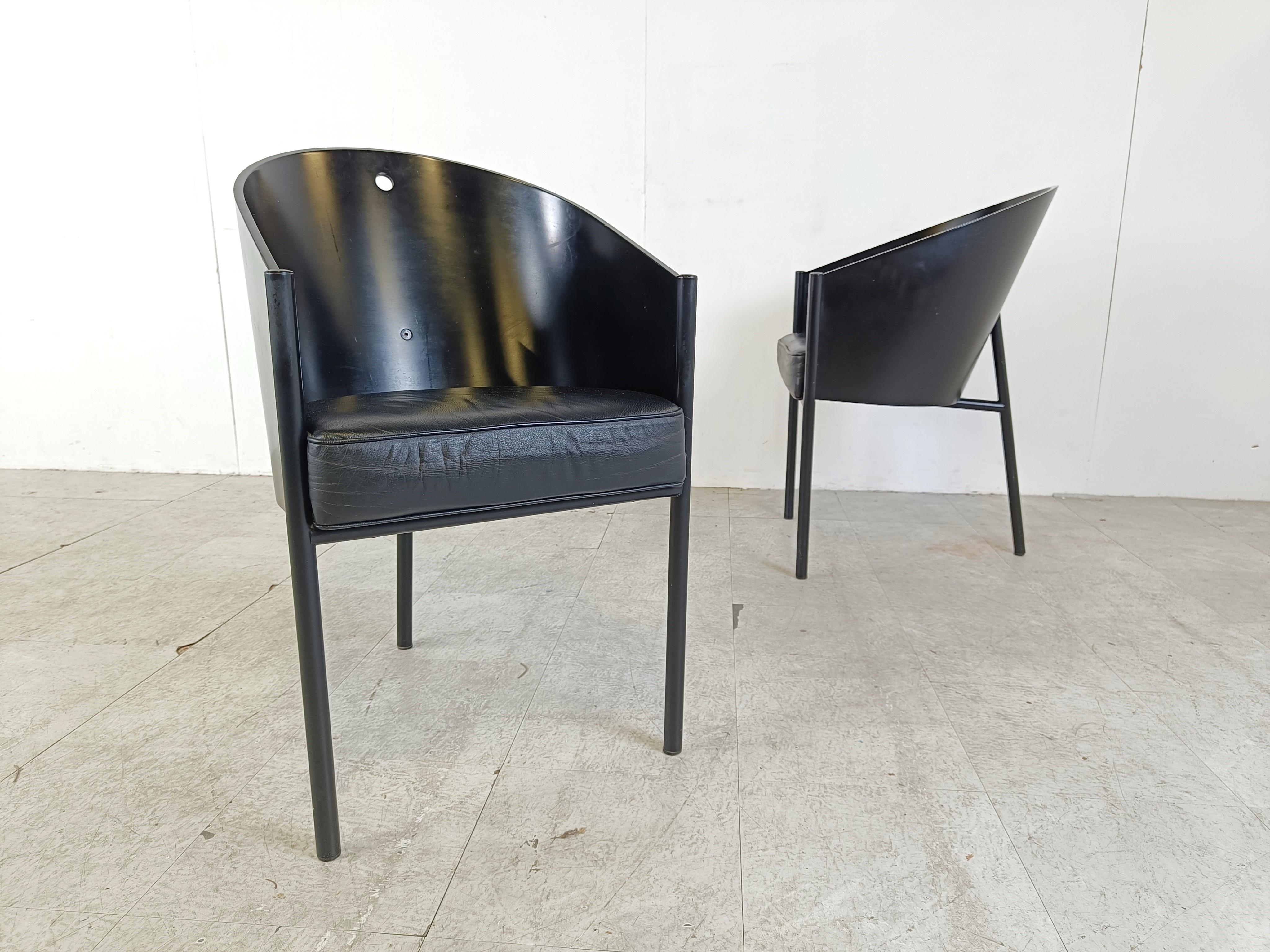 Vintage Costes Chairs by Philippe Starck for Aleph, Set of 4 4