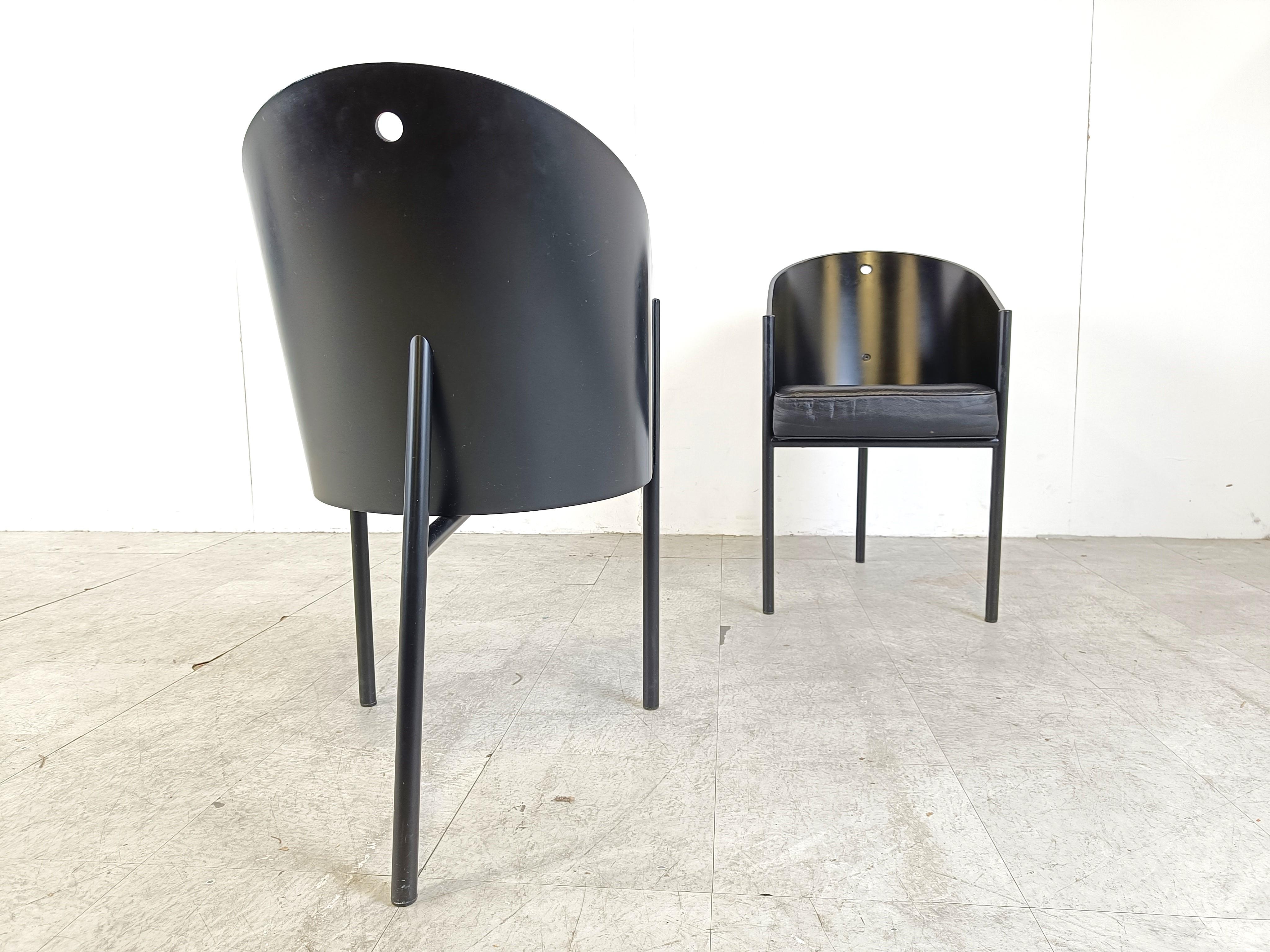 Vintage Costes Chairs by Philippe Starck for Aleph, Set of 4 5