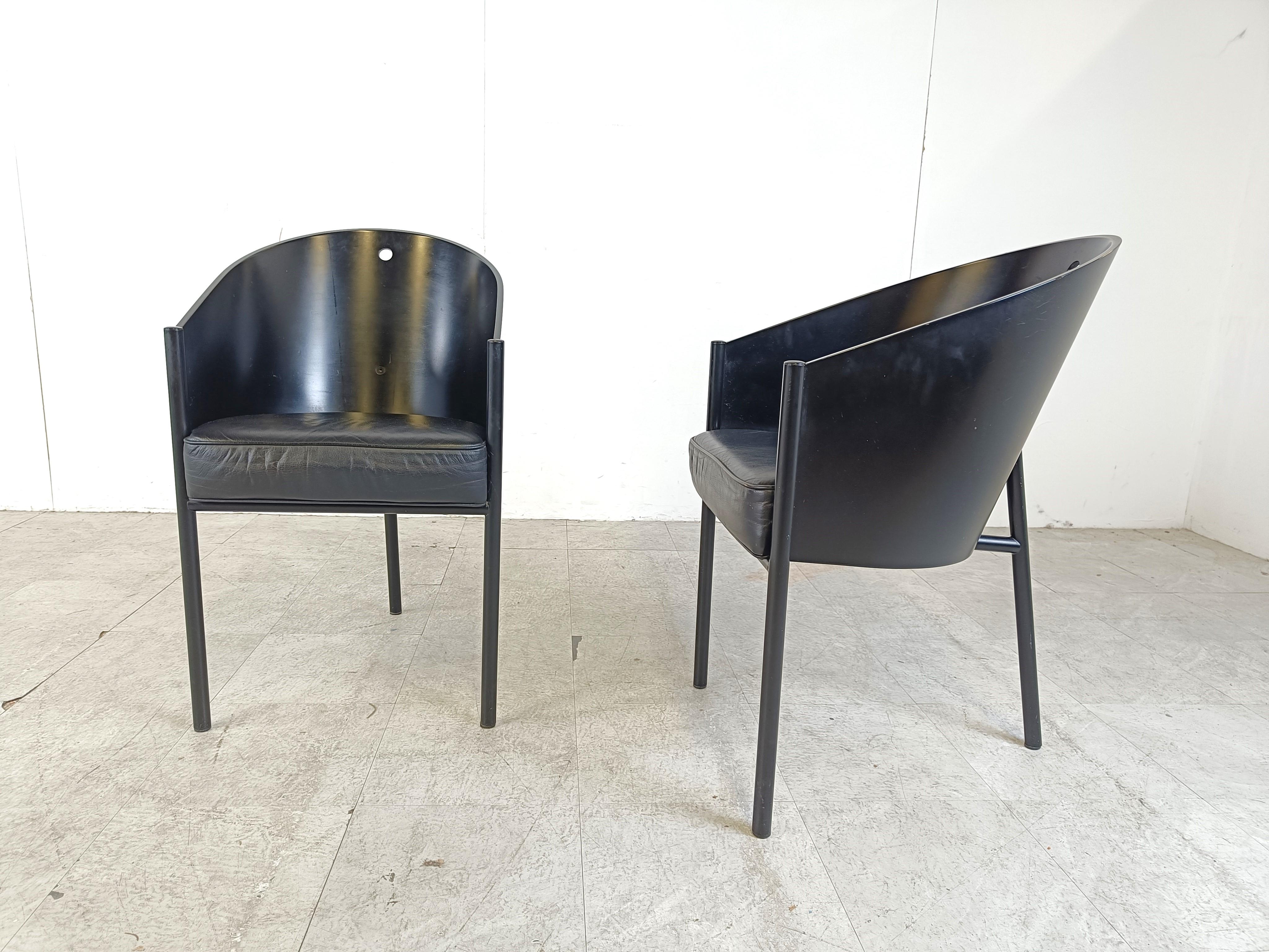 Vintage Costes Chairs by Philippe Starck for Aleph, Set of 4 6