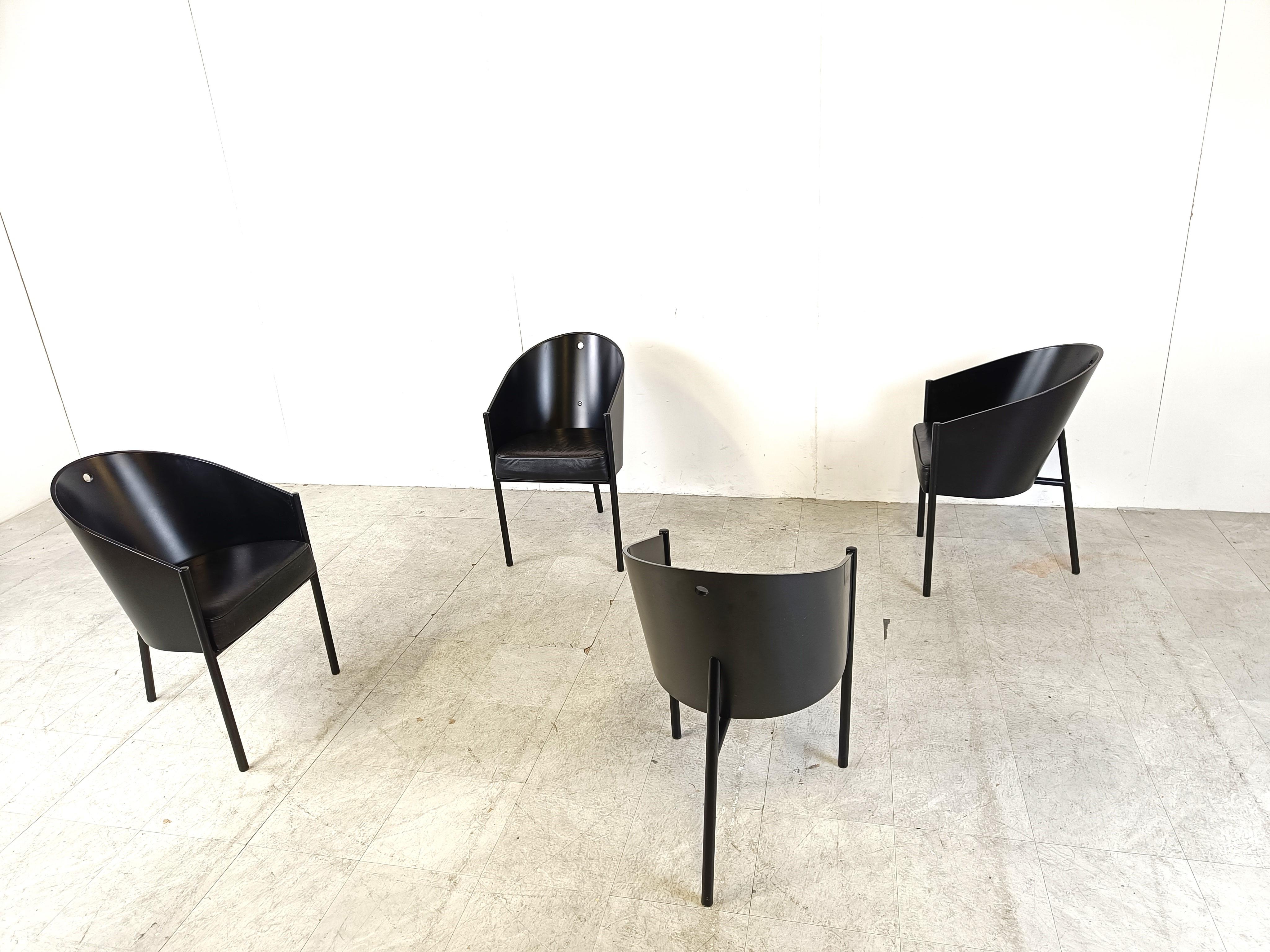 Vintage Costes Chairs by Philippe Starck for Aleph, Set of 4 2