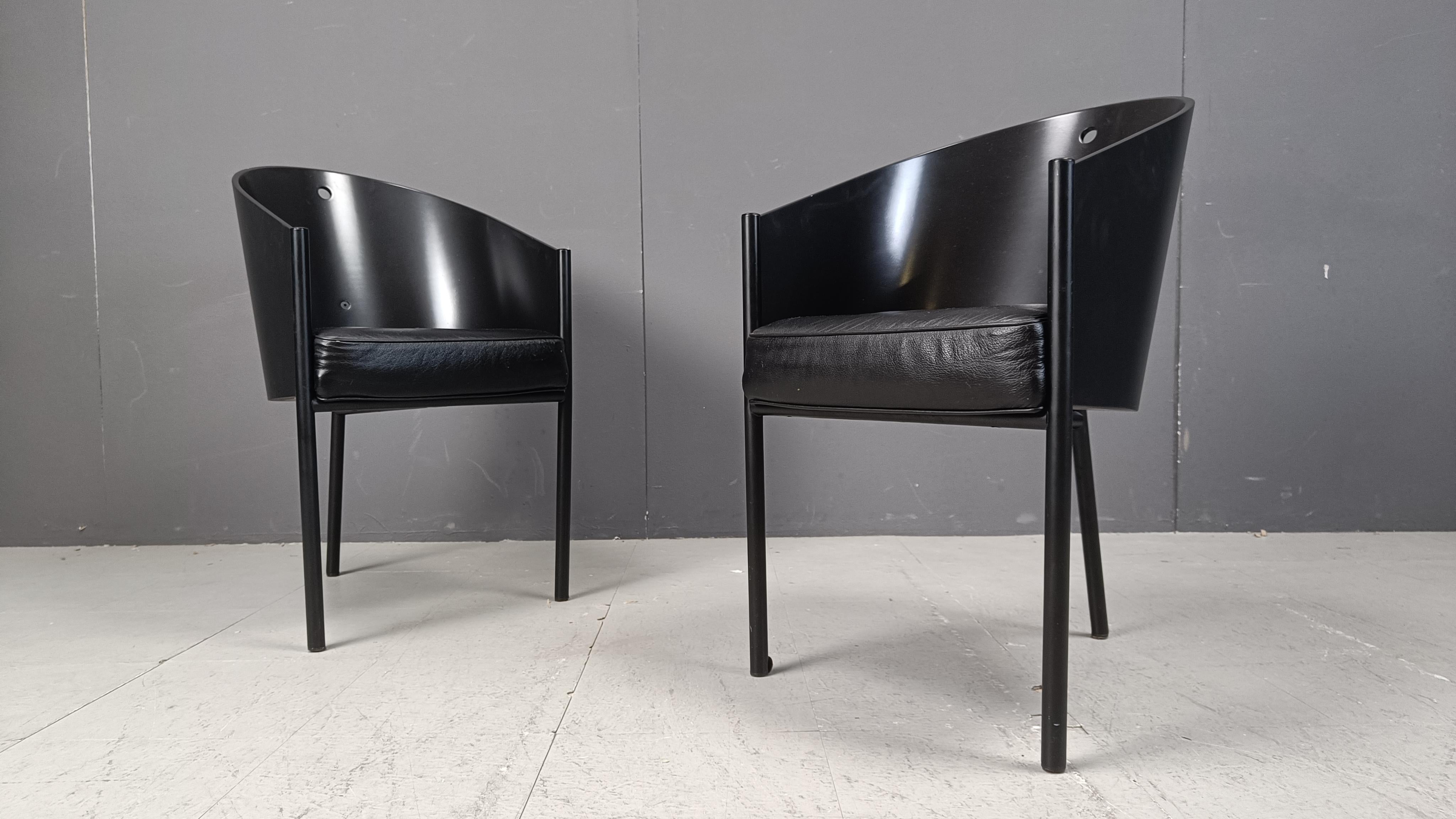 Vintage Costes Chairs by Philippe Starck for Aleph, Set of 8 3