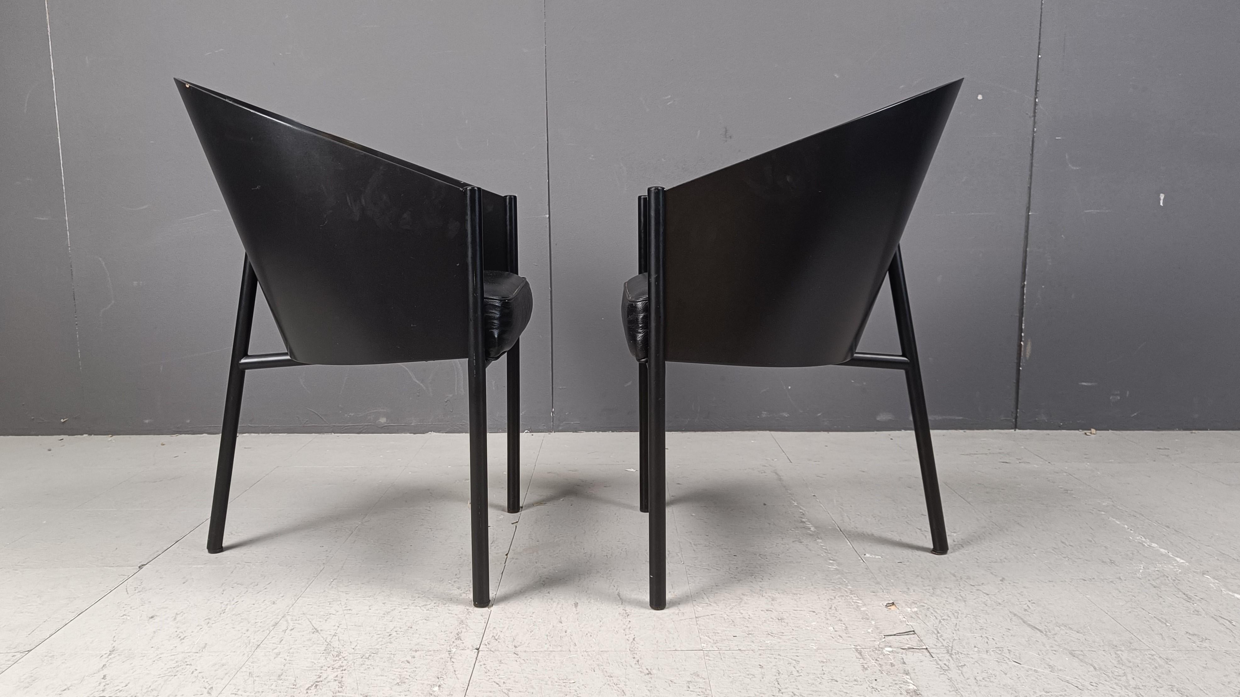 Vintage Costes Chairs by Philippe Starck for Aleph, Set of 8 4